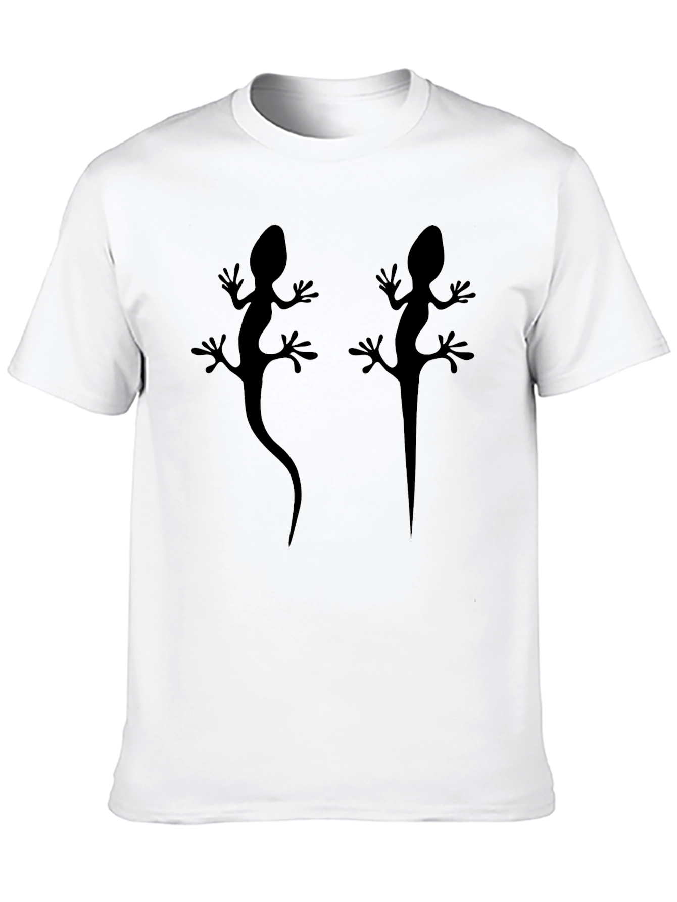 Lizard Silhouette Graphic Tee - Cool Casual Style