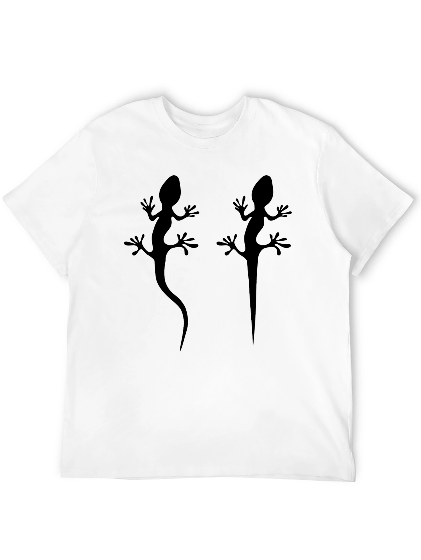Lizard Silhouette Graphic Tee - Cool Casual Style