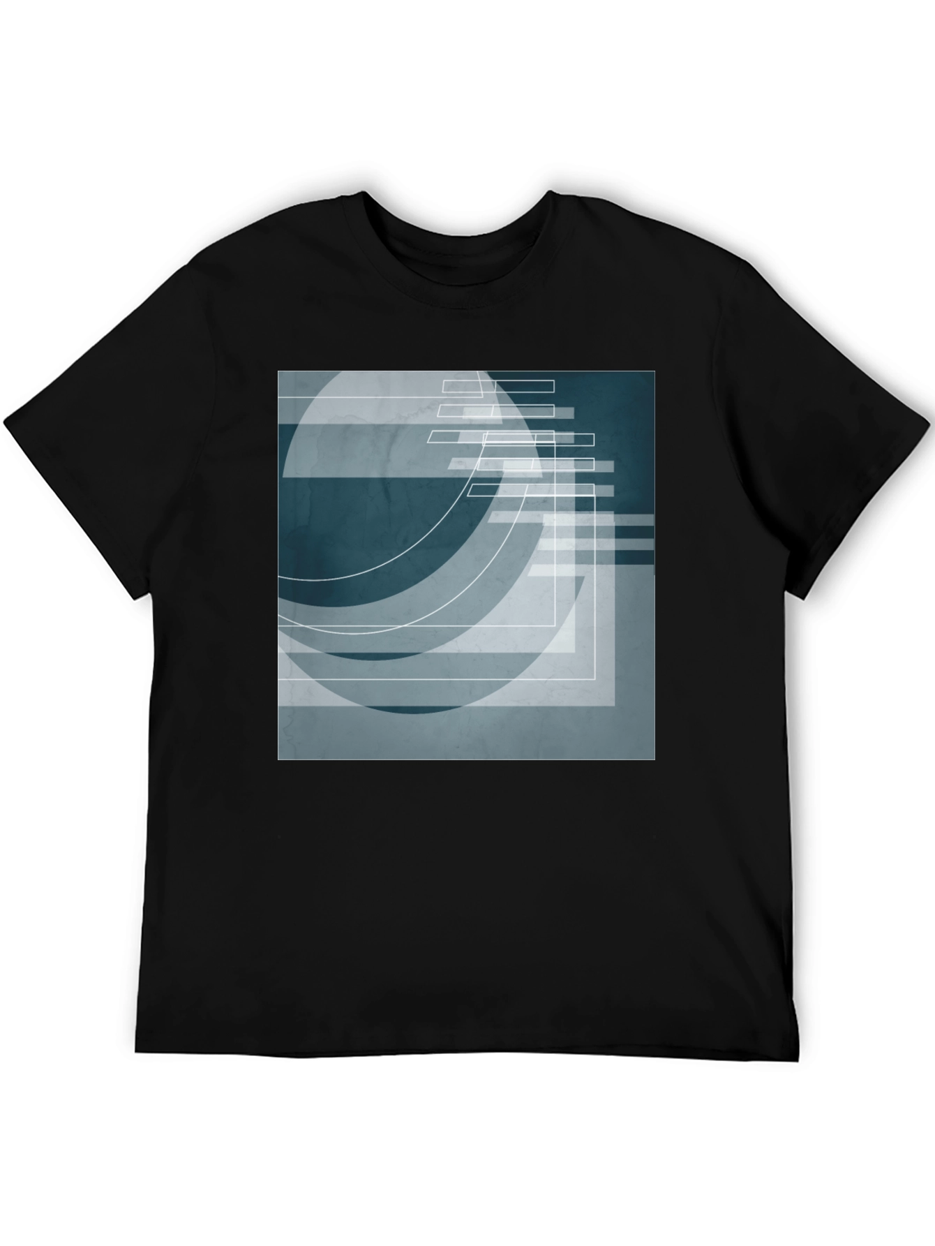 Abstract Geometric Graphic Print T-Shirt