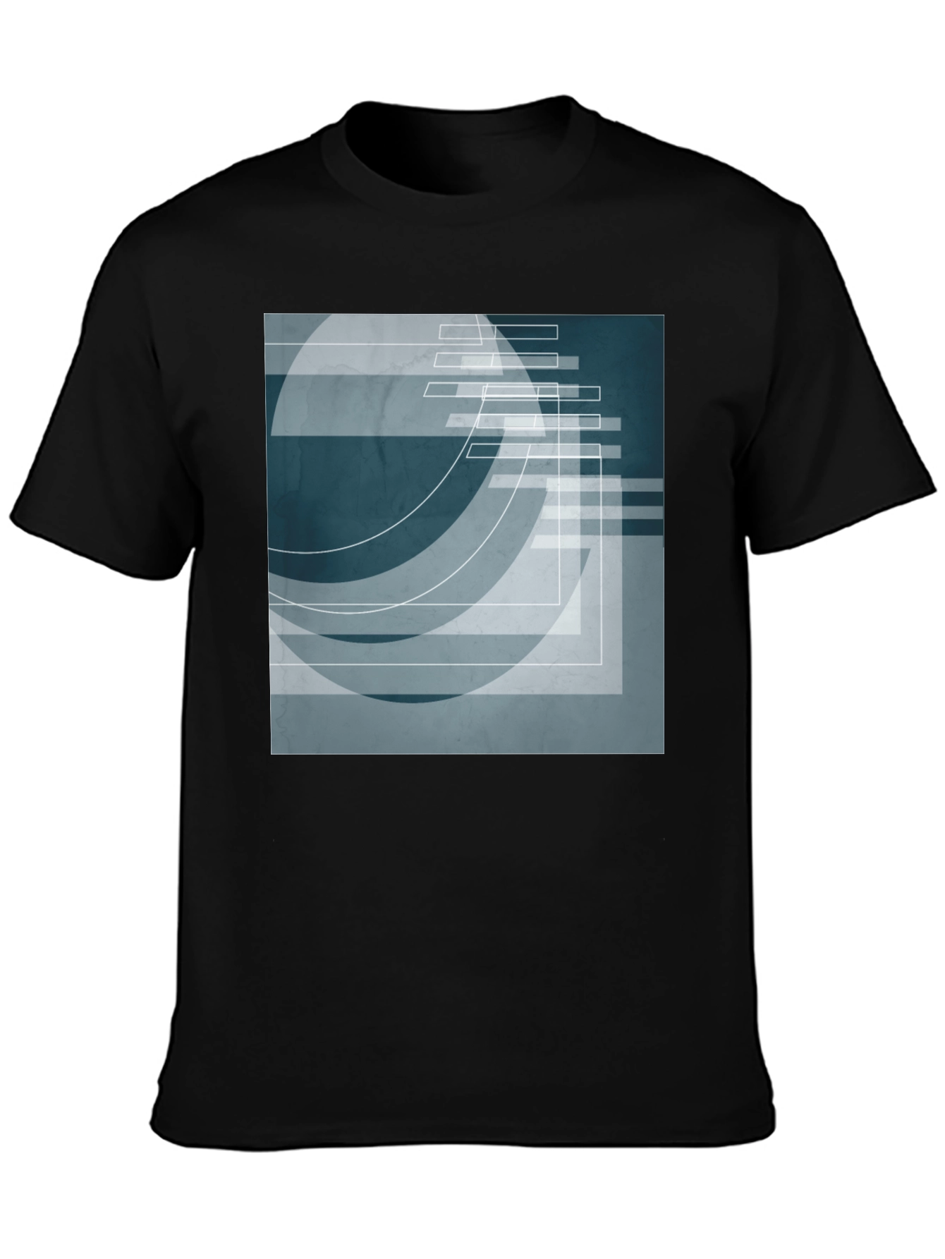 Abstract Geometric Graphic Print T-Shirt