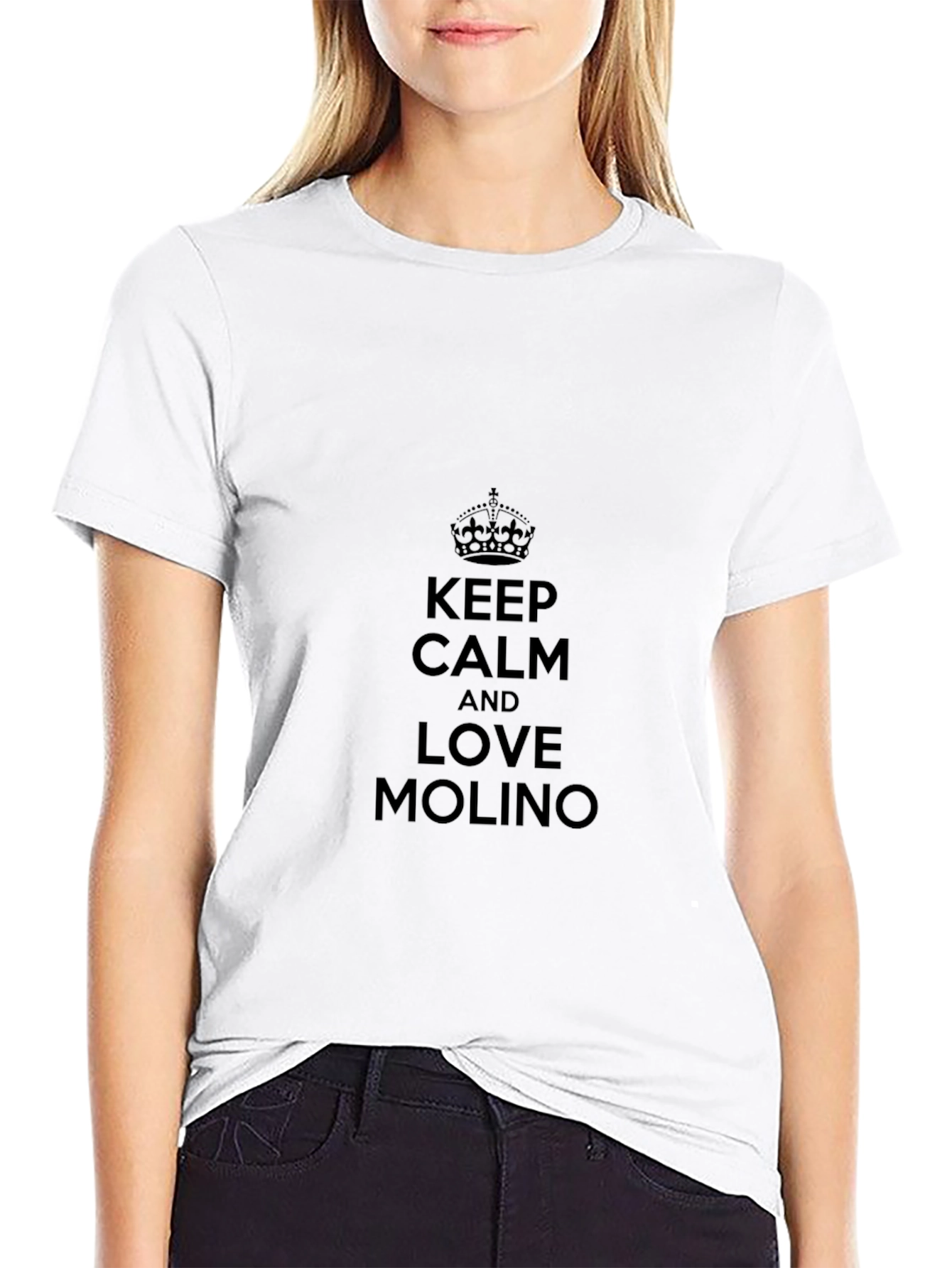 Keep Calm and Love Molino Black T-Shirt