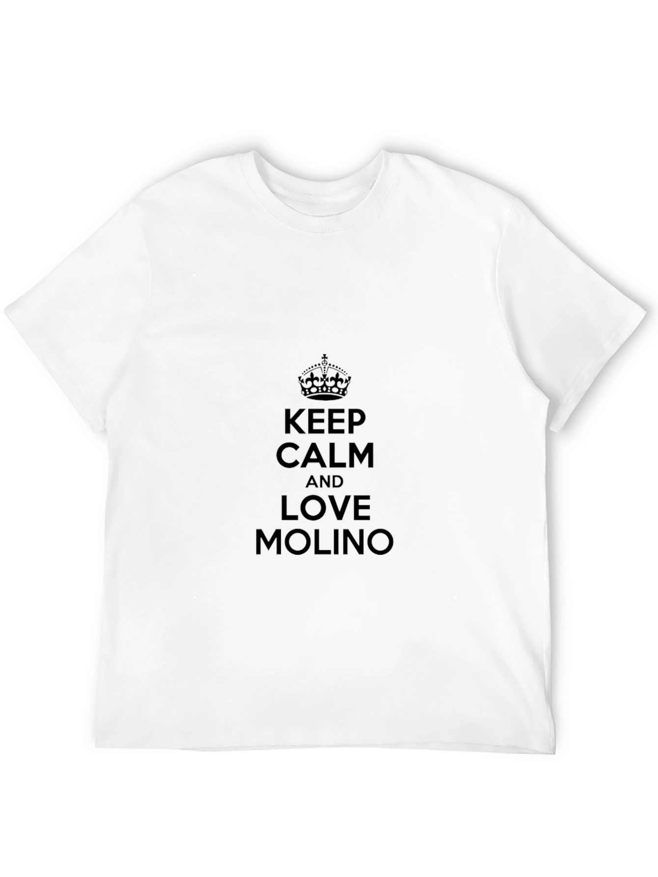 Keep Calm and Love Molino Black T-Shirt