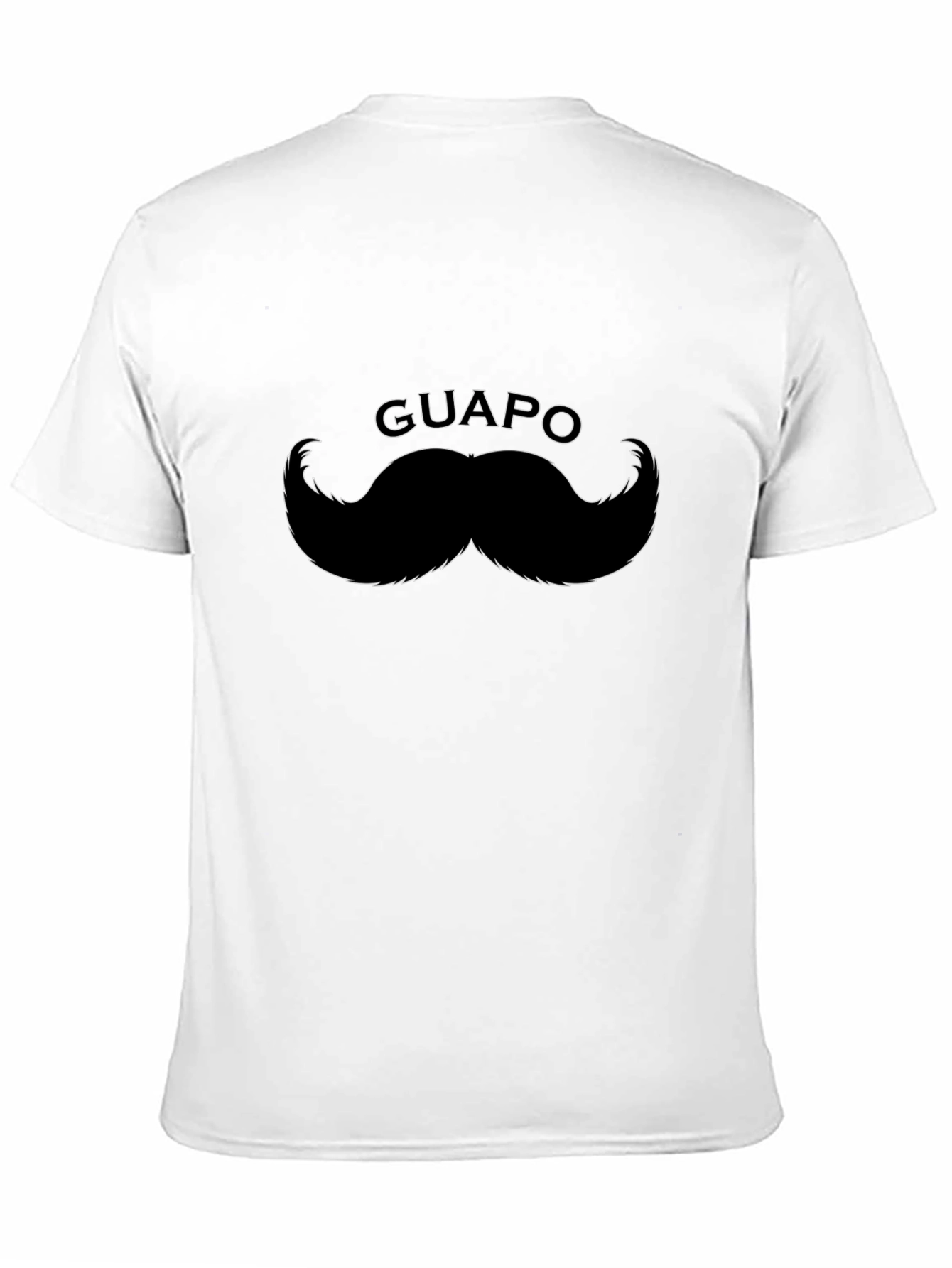 Guapo Mustache Black Graphic Tee
