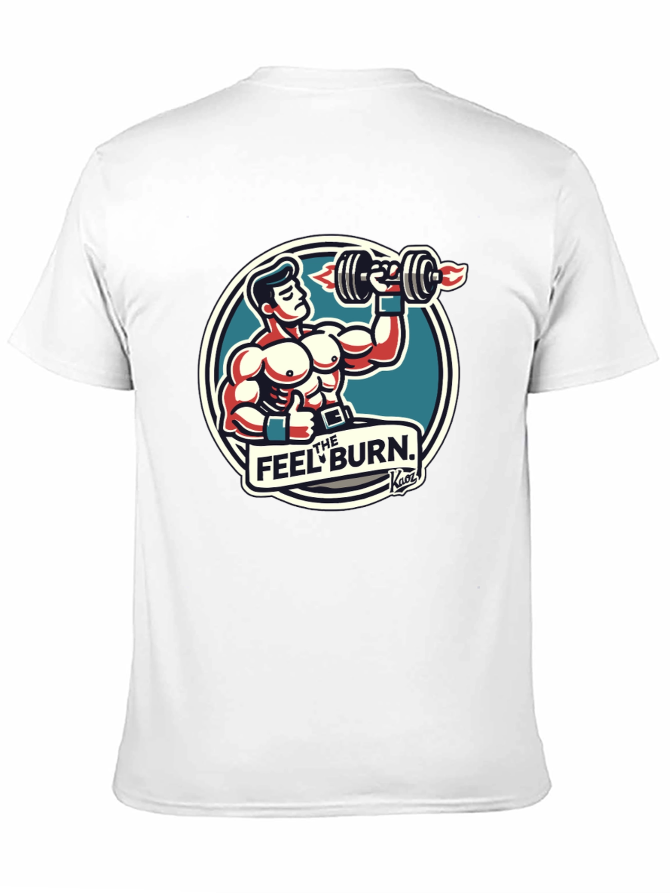 The Feel Burn Graphic Tee - Black Gym Shirt