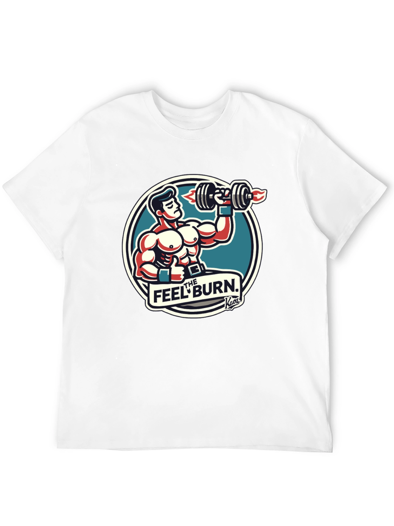 The Feel Burn Graphic Tee - Black Gym Shirt