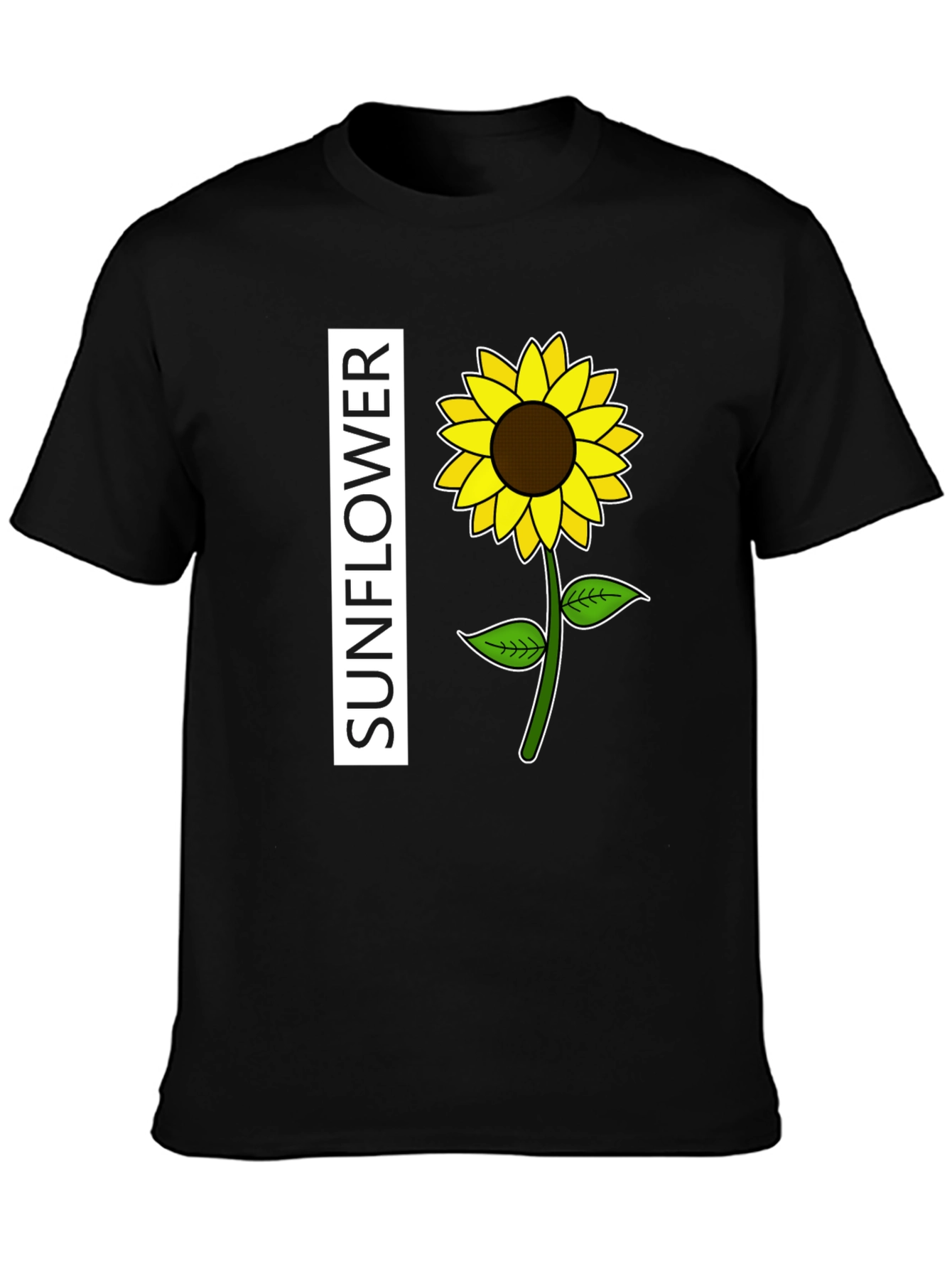 Sunflower Graphic T-Shirt - Casual Style