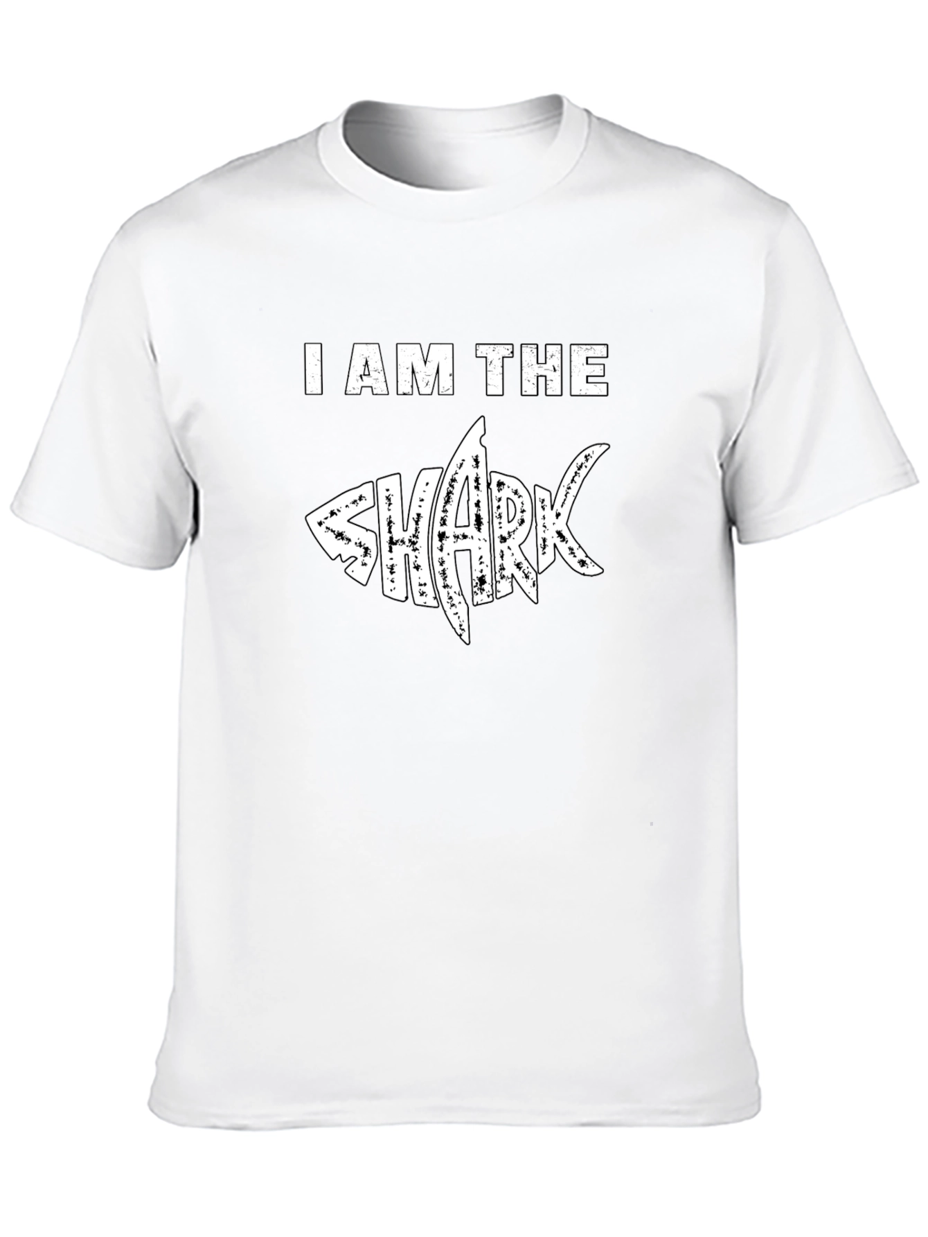I Am The Shark T-Shirt - Black Graphic Tee