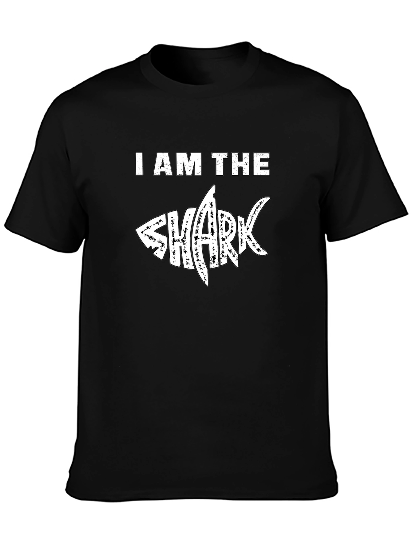 I Am The Shark T-Shirt - Black Graphic Tee