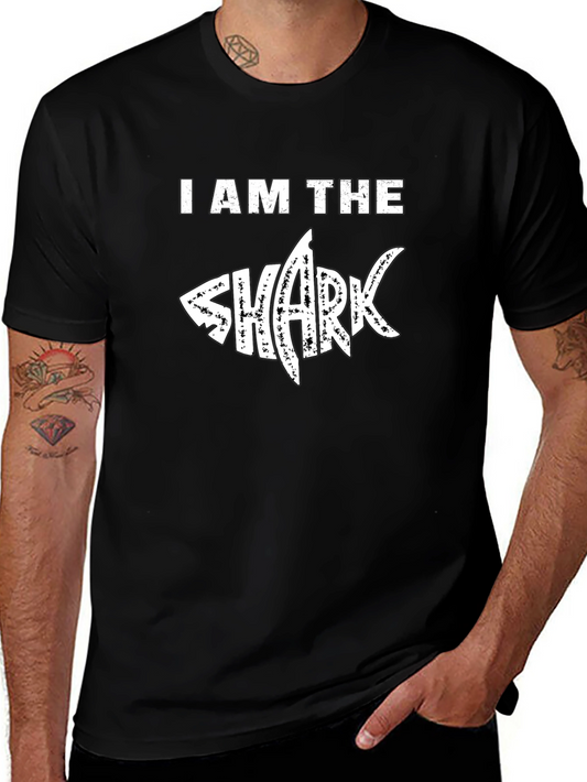 I Am The Shark T-Shirt - Black Graphic Tee