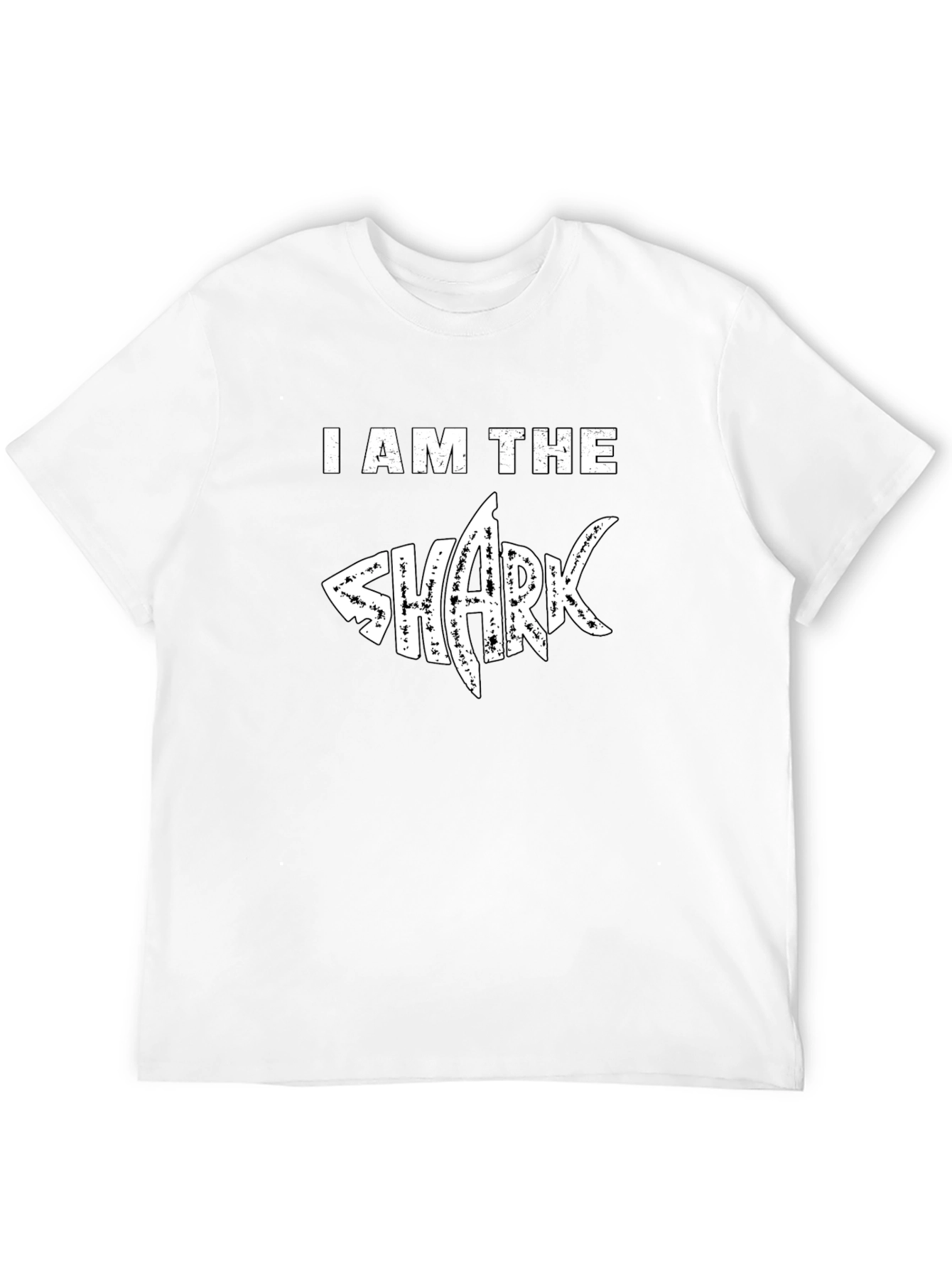 I Am The Shark T-Shirt - Black Graphic Tee