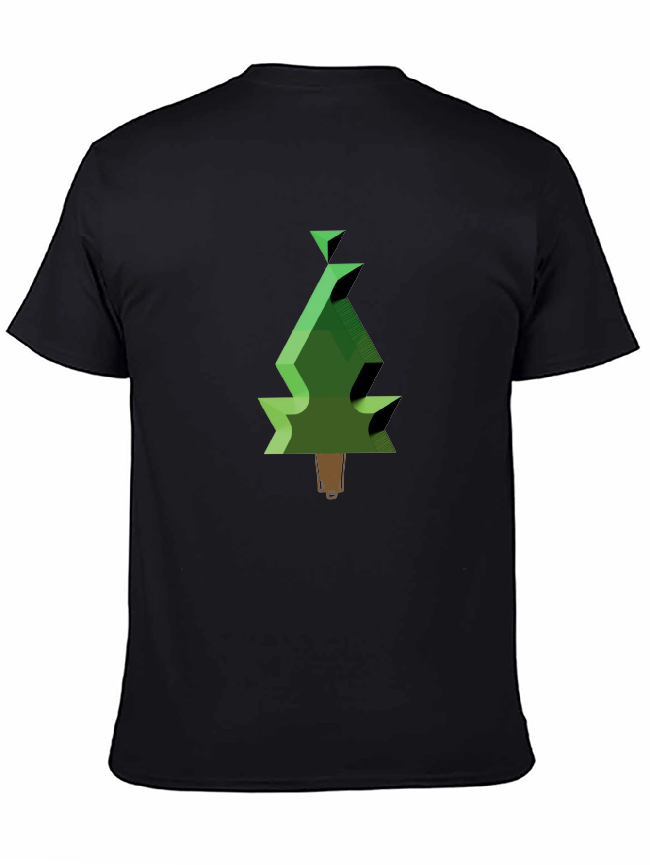Geometric Christmas Tree Graphic Tee