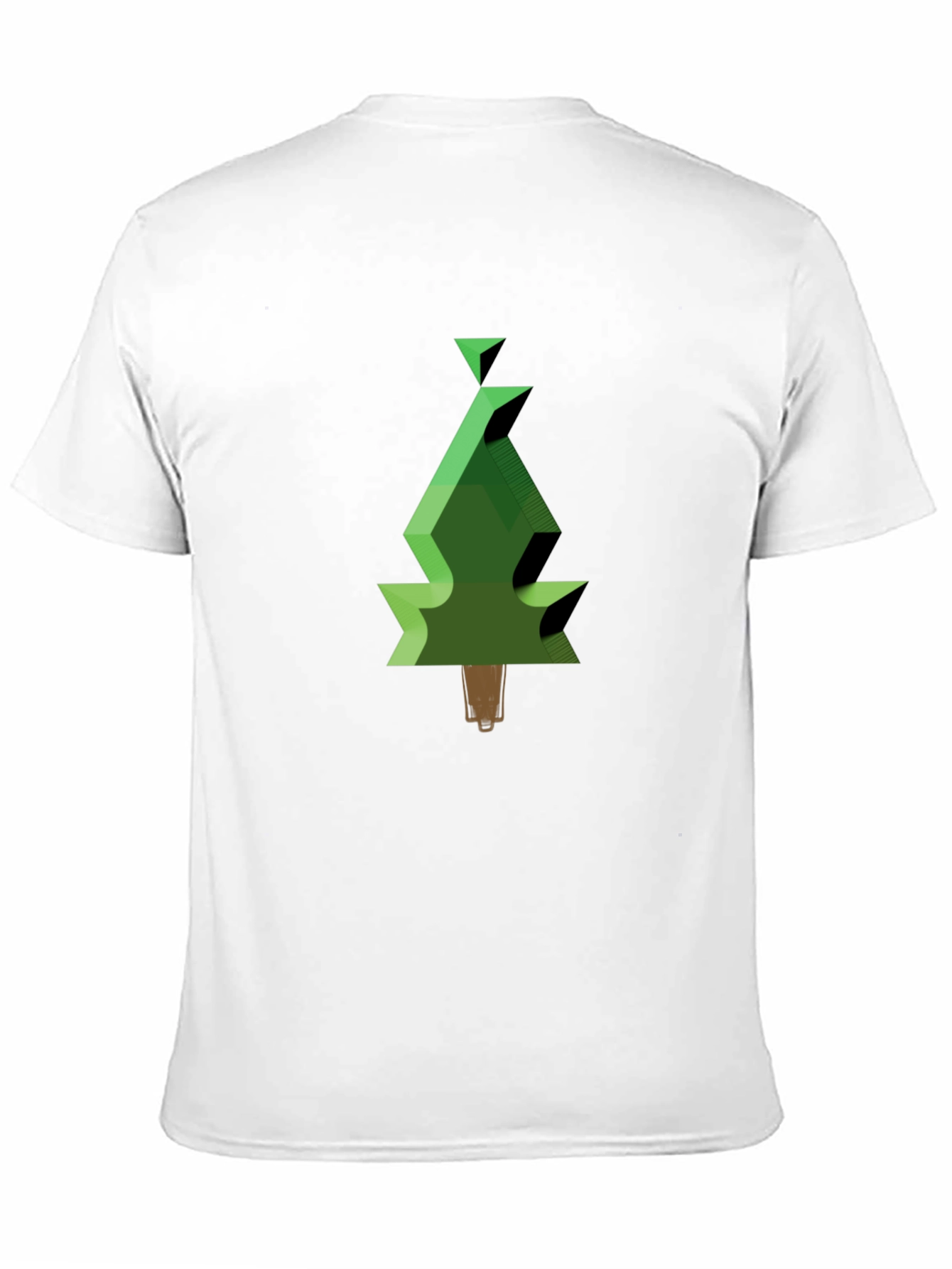 Geometric Christmas Tree Graphic Tee
