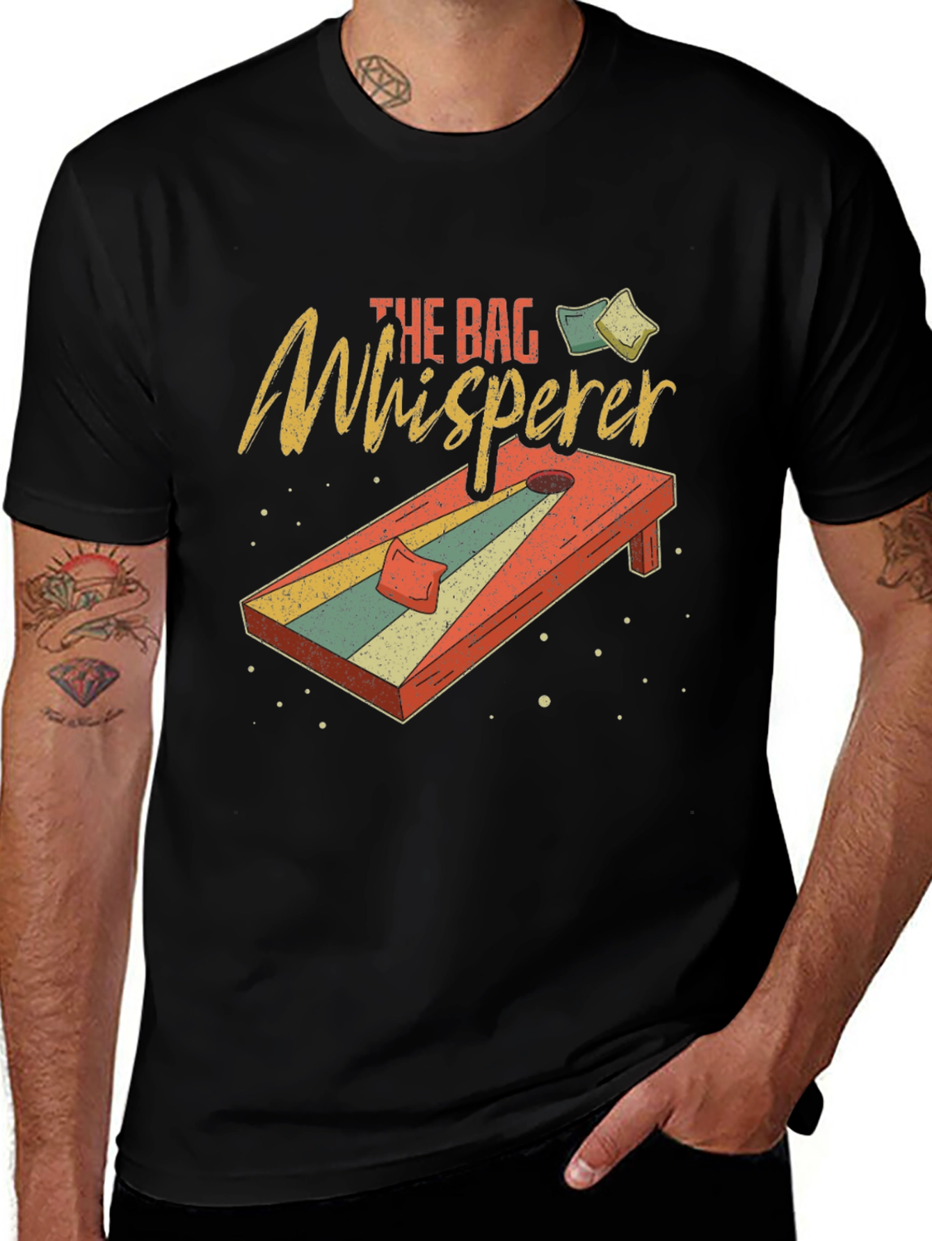 The Bag Whisperer Cornhole T-Shirt
