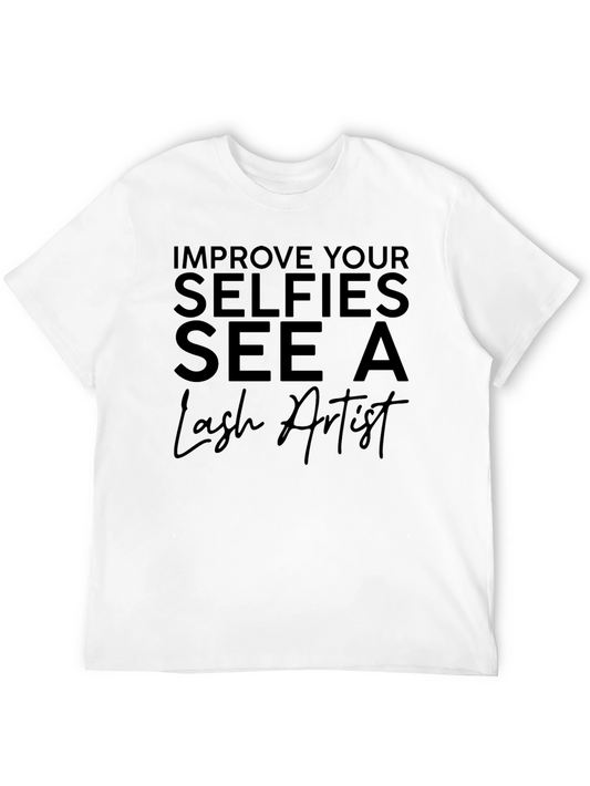 Selfie Lash Artist Graphic Tee