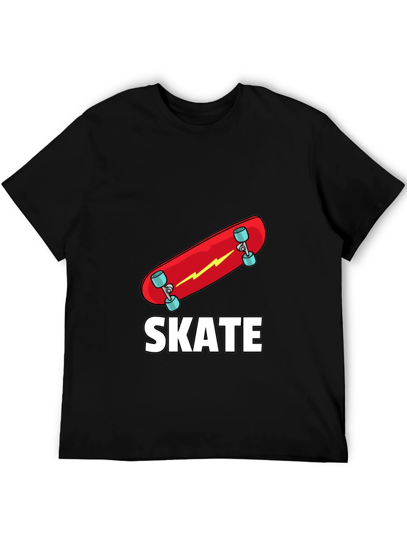 Skate T-Shirt - Red Skateboard Graphic Tee