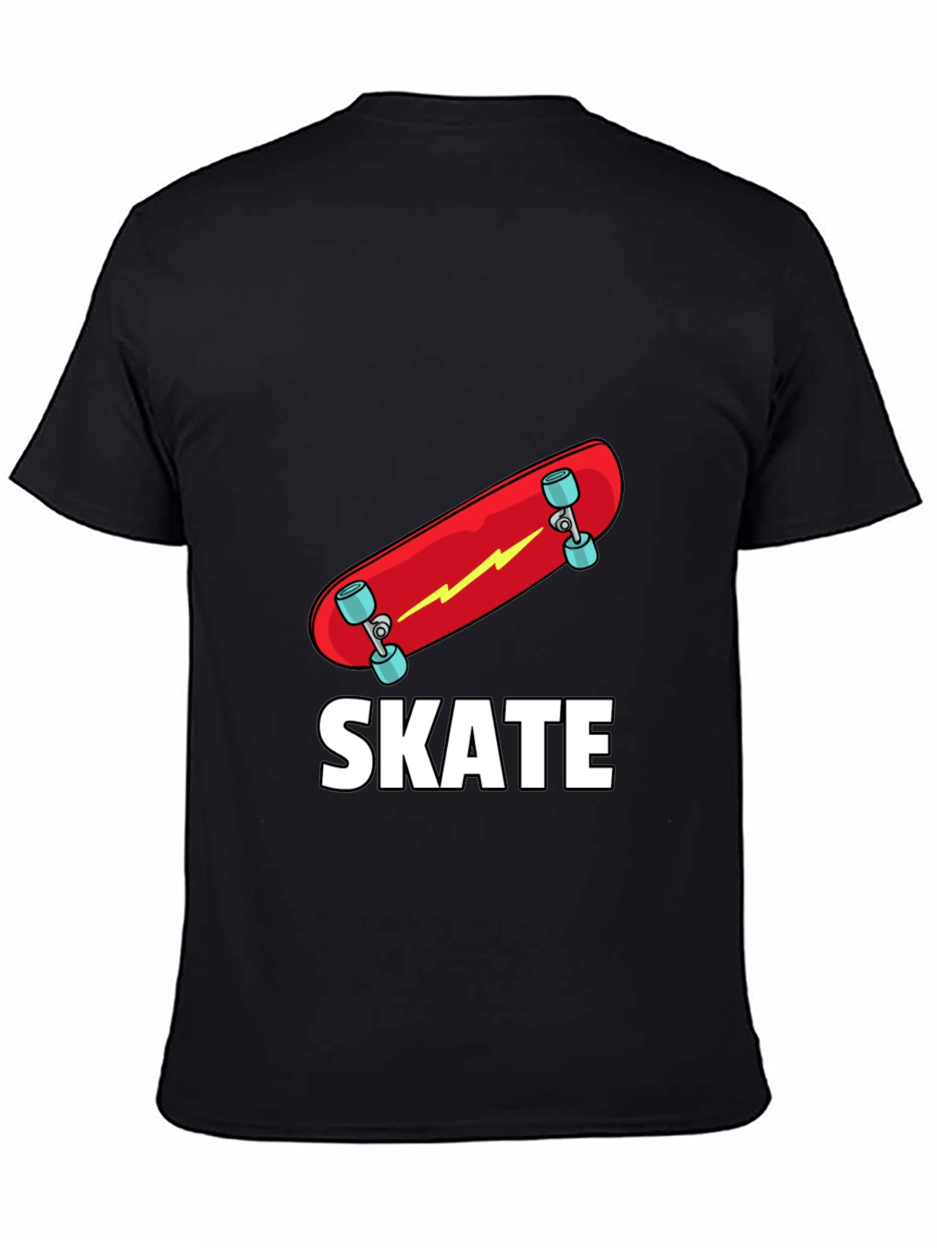 Skate T-Shirt - Red Skateboard Graphic Tee