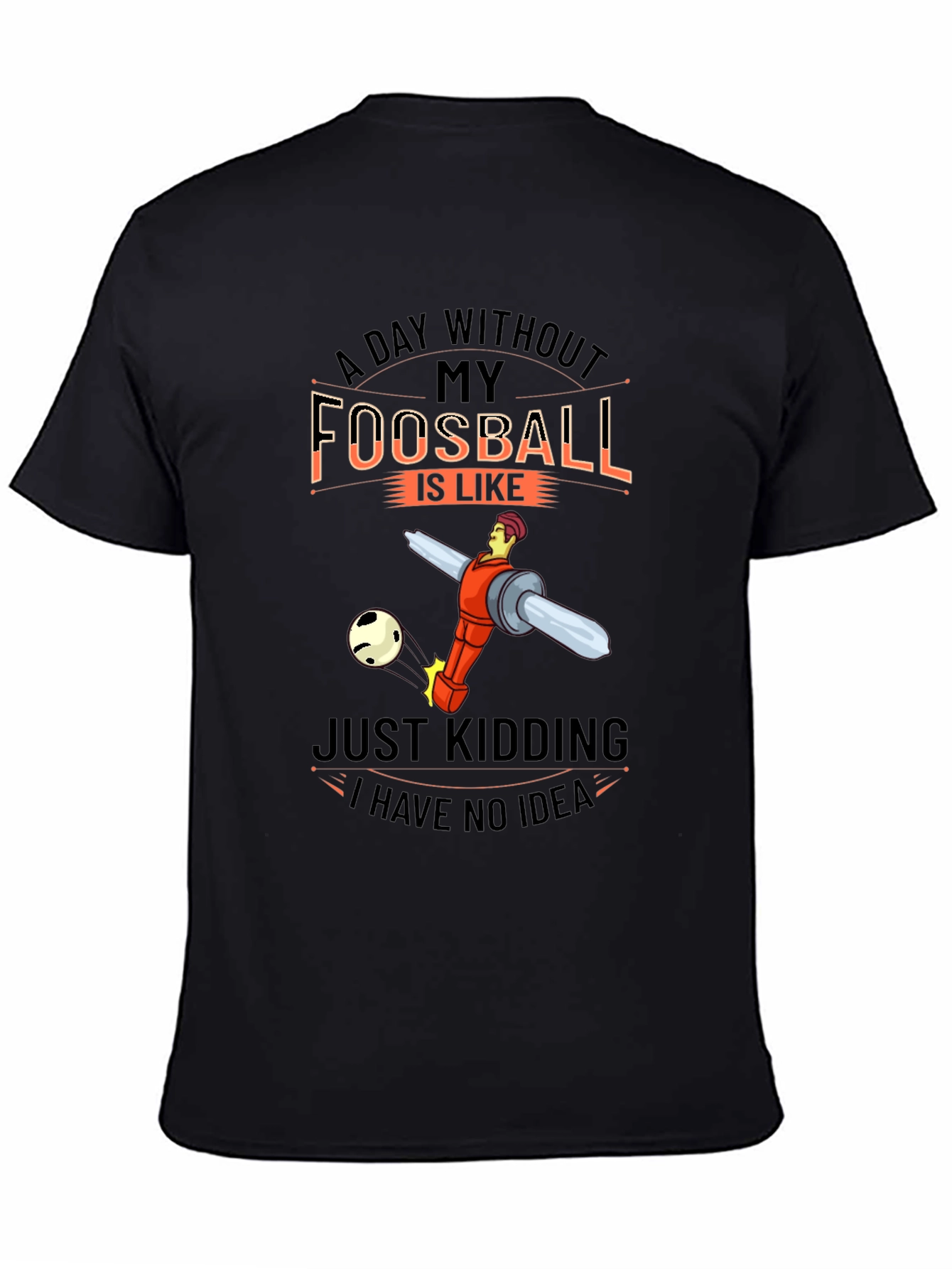 Foosball Player Graphic T-Shirt - Funny Tee