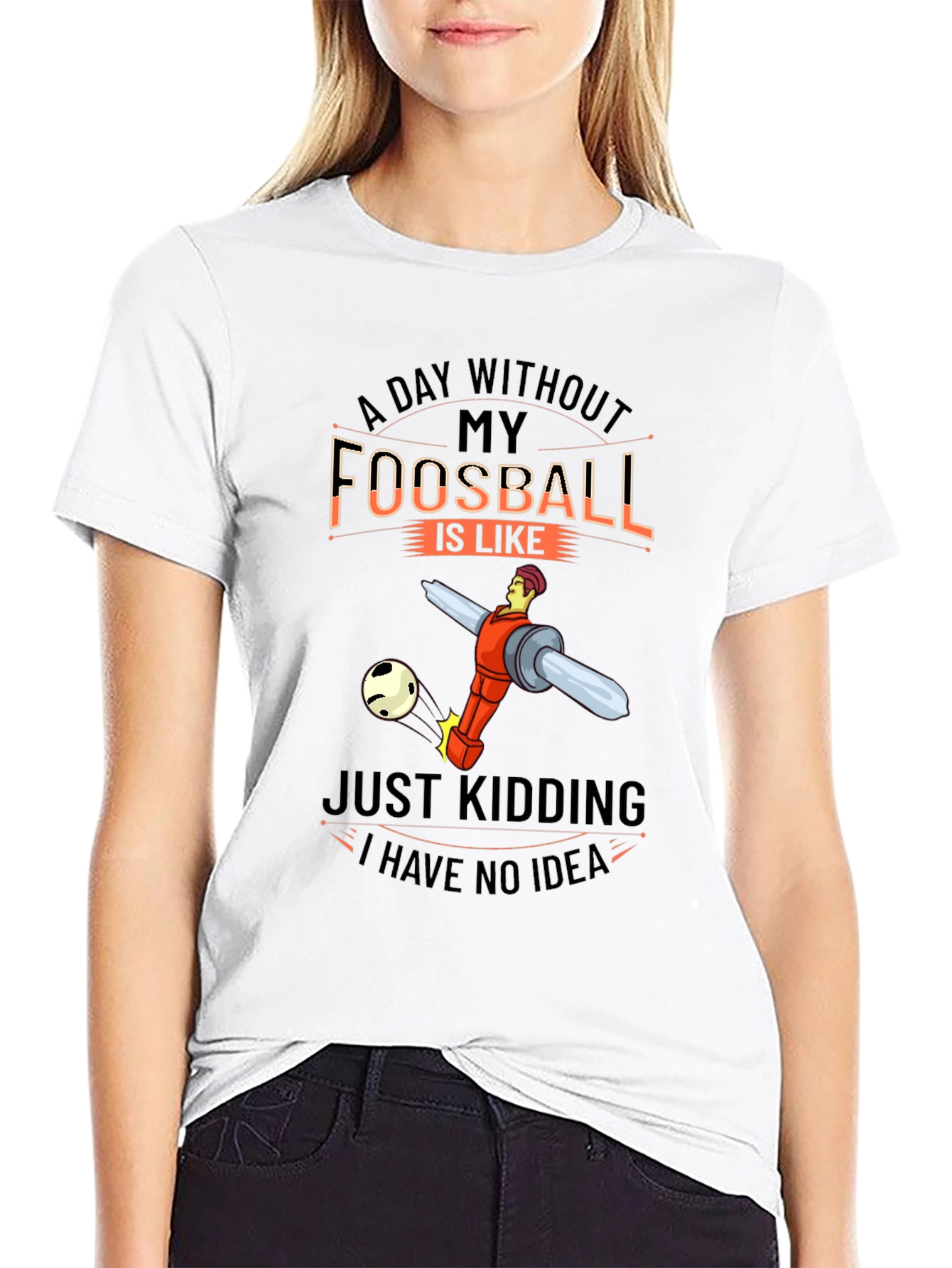 Foosball Player Graphic T-Shirt - Funny Tee