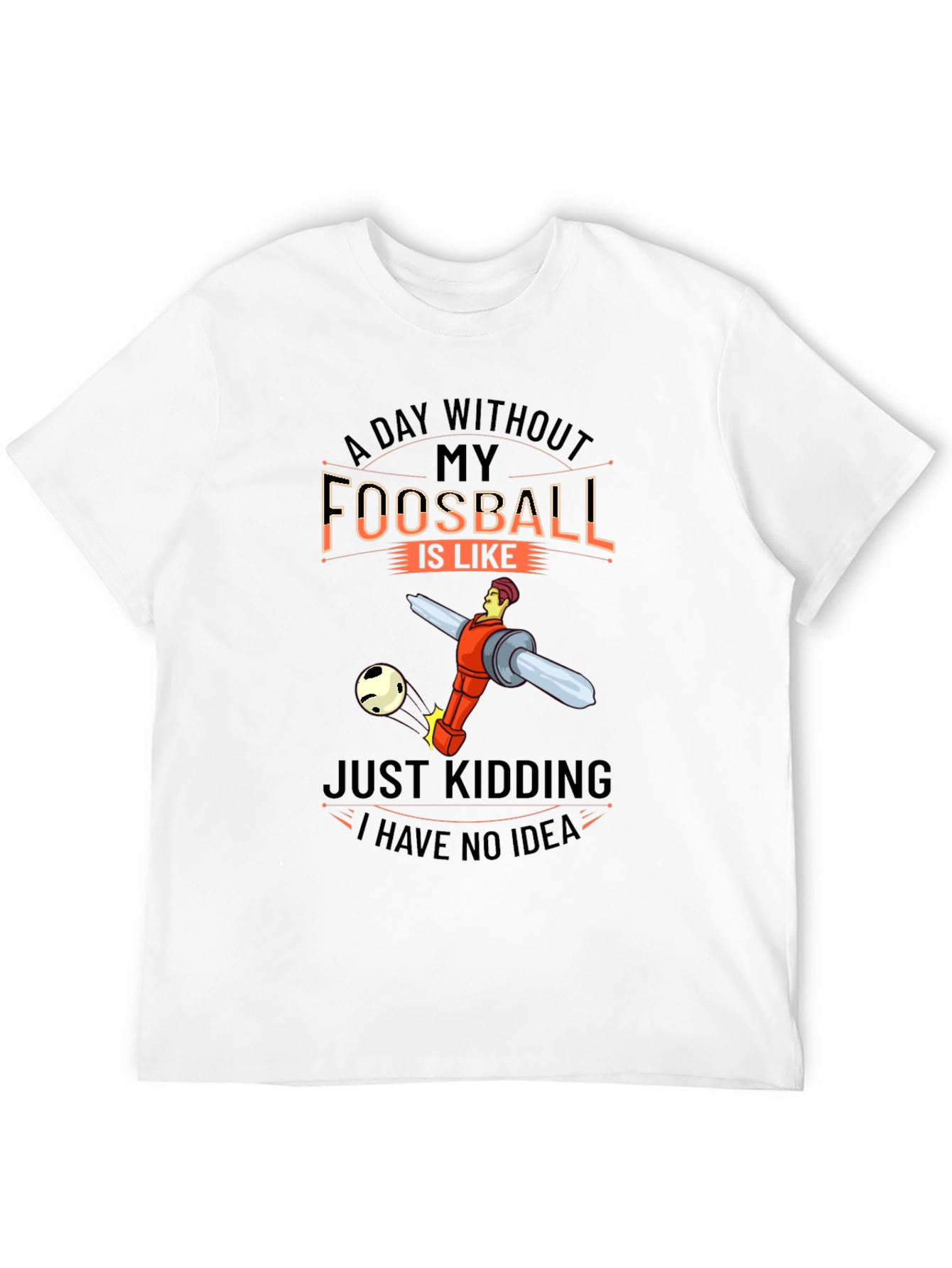 Foosball Player Graphic T-Shirt - Funny Tee