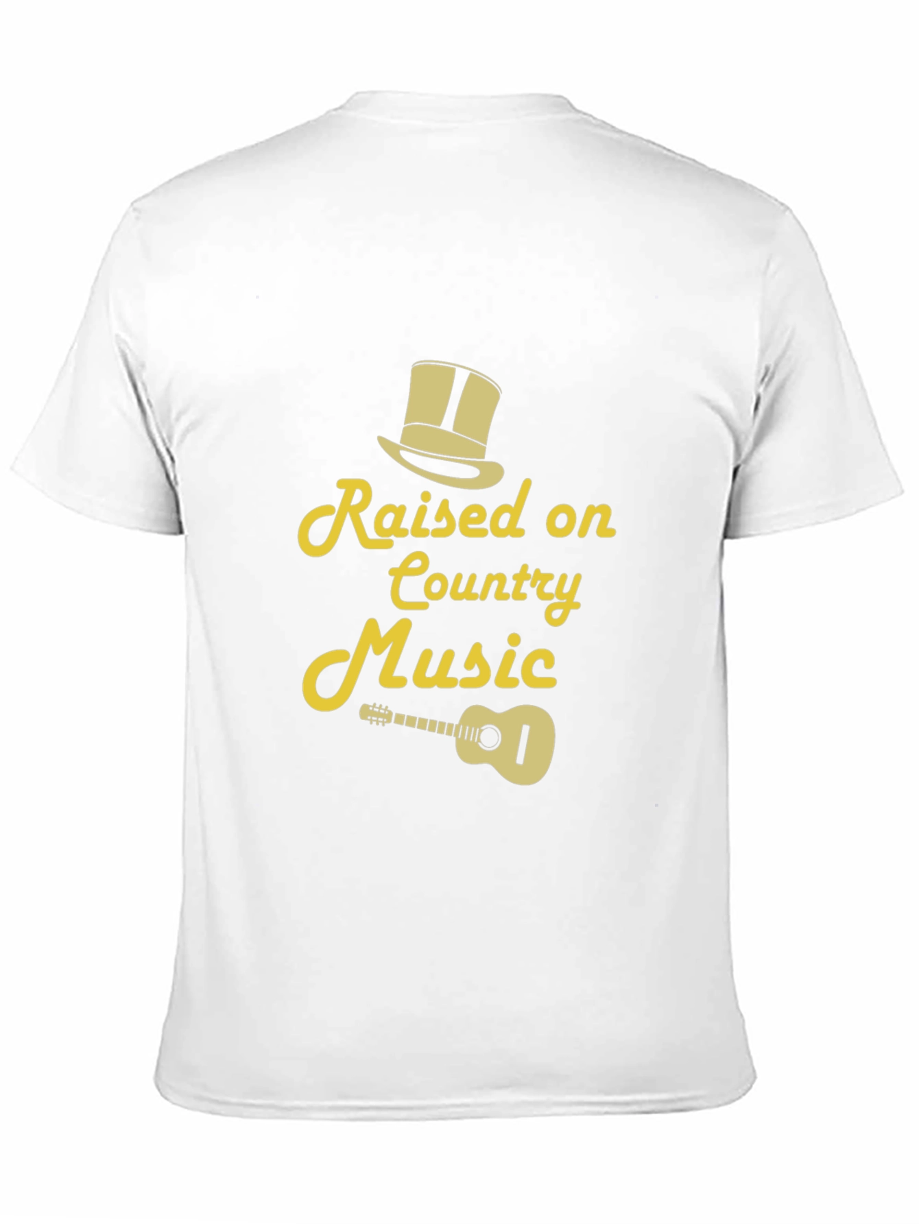 Country Music T-Shirt - Raised on Country Music Design