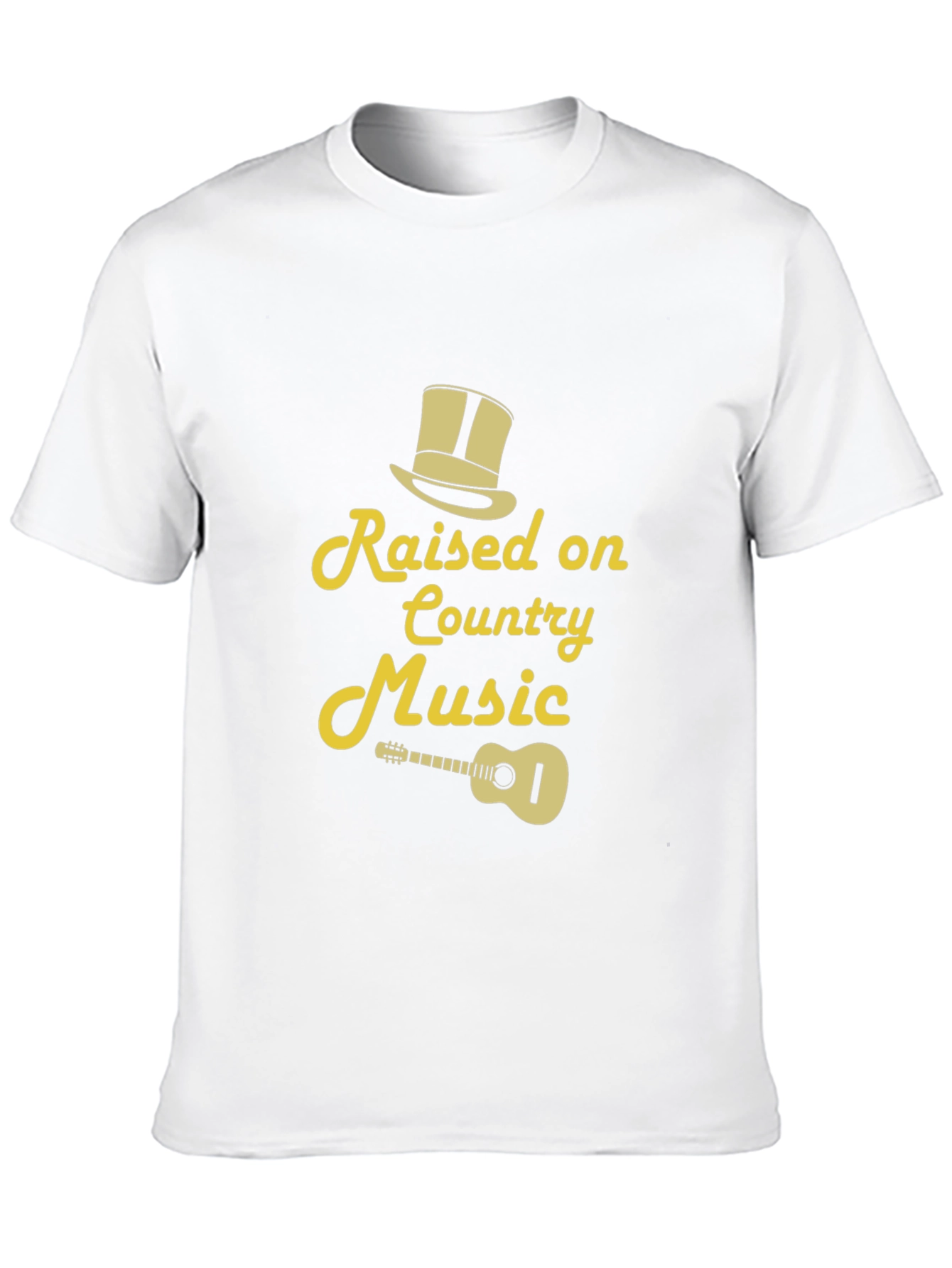 Country Music T-Shirt - Raised on Country Music Design