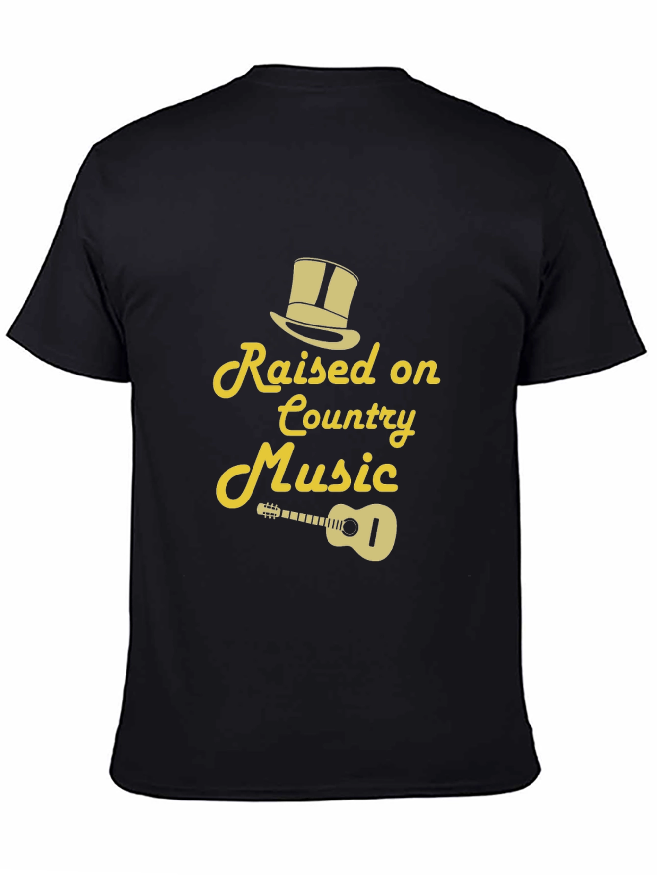 Country Music T-Shirt - Raised on Country Music Design