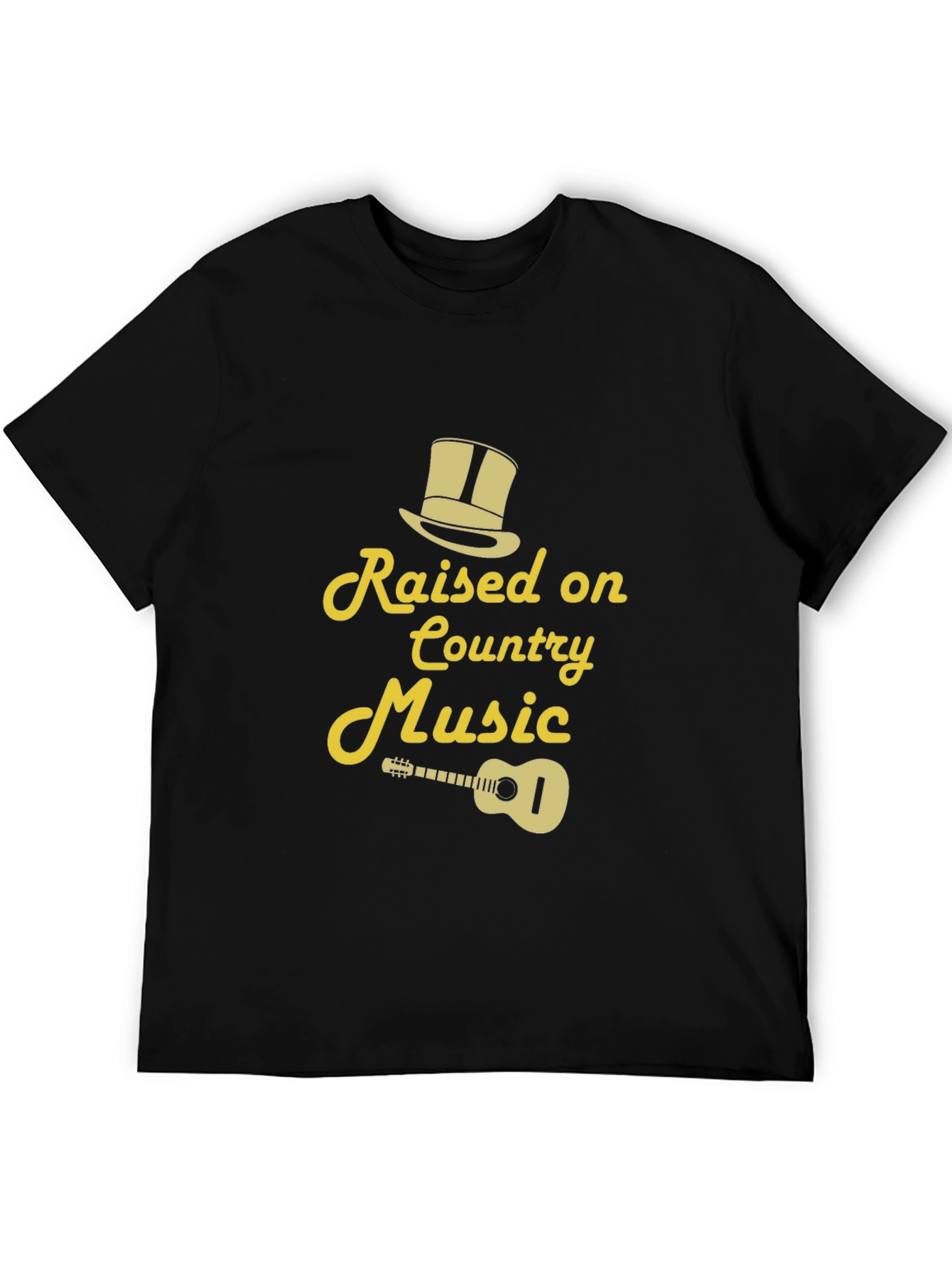 Country Music T-Shirt - Raised on Country Music Design