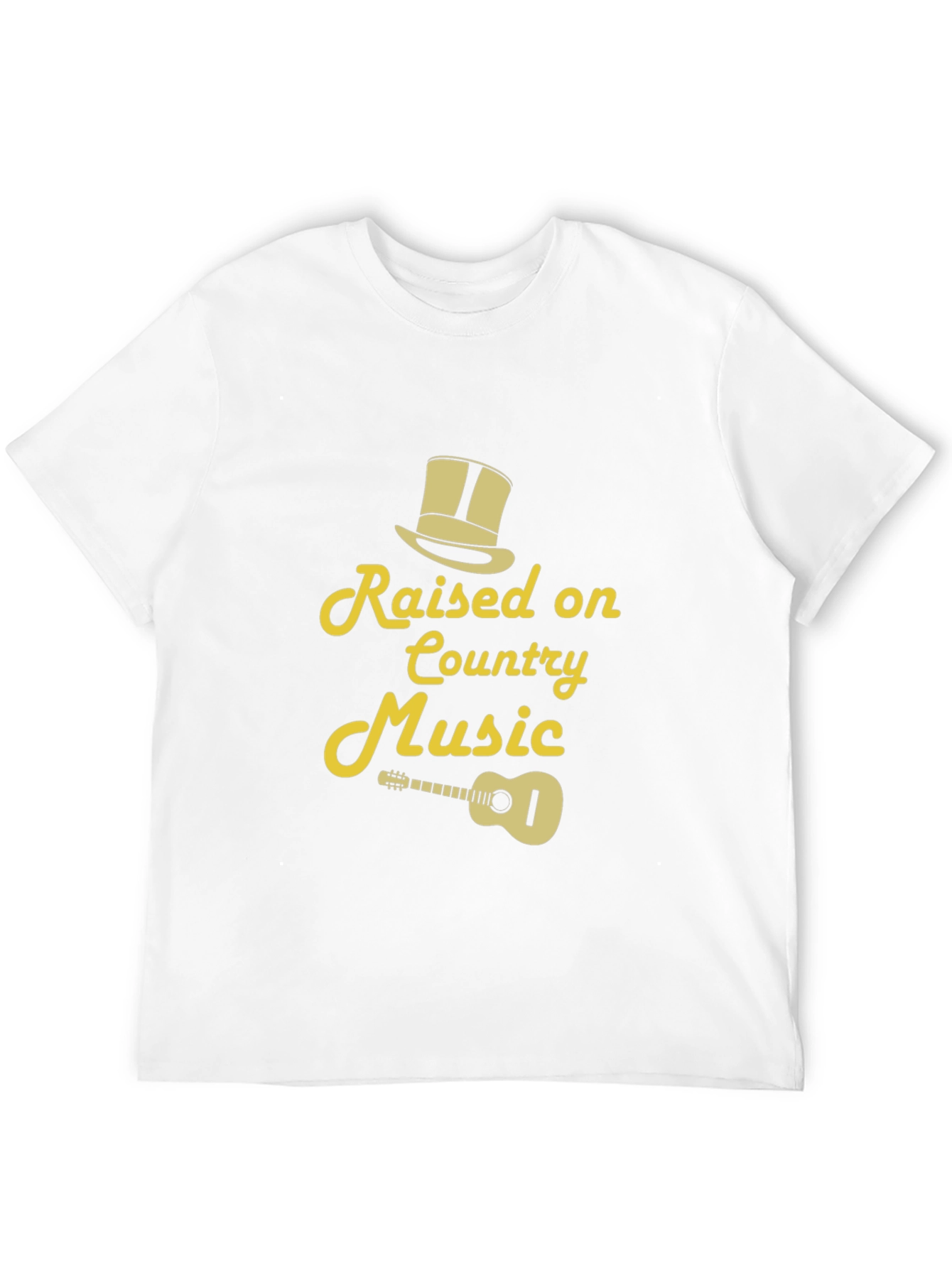 Country Music T-Shirt - Raised on Country Music Design