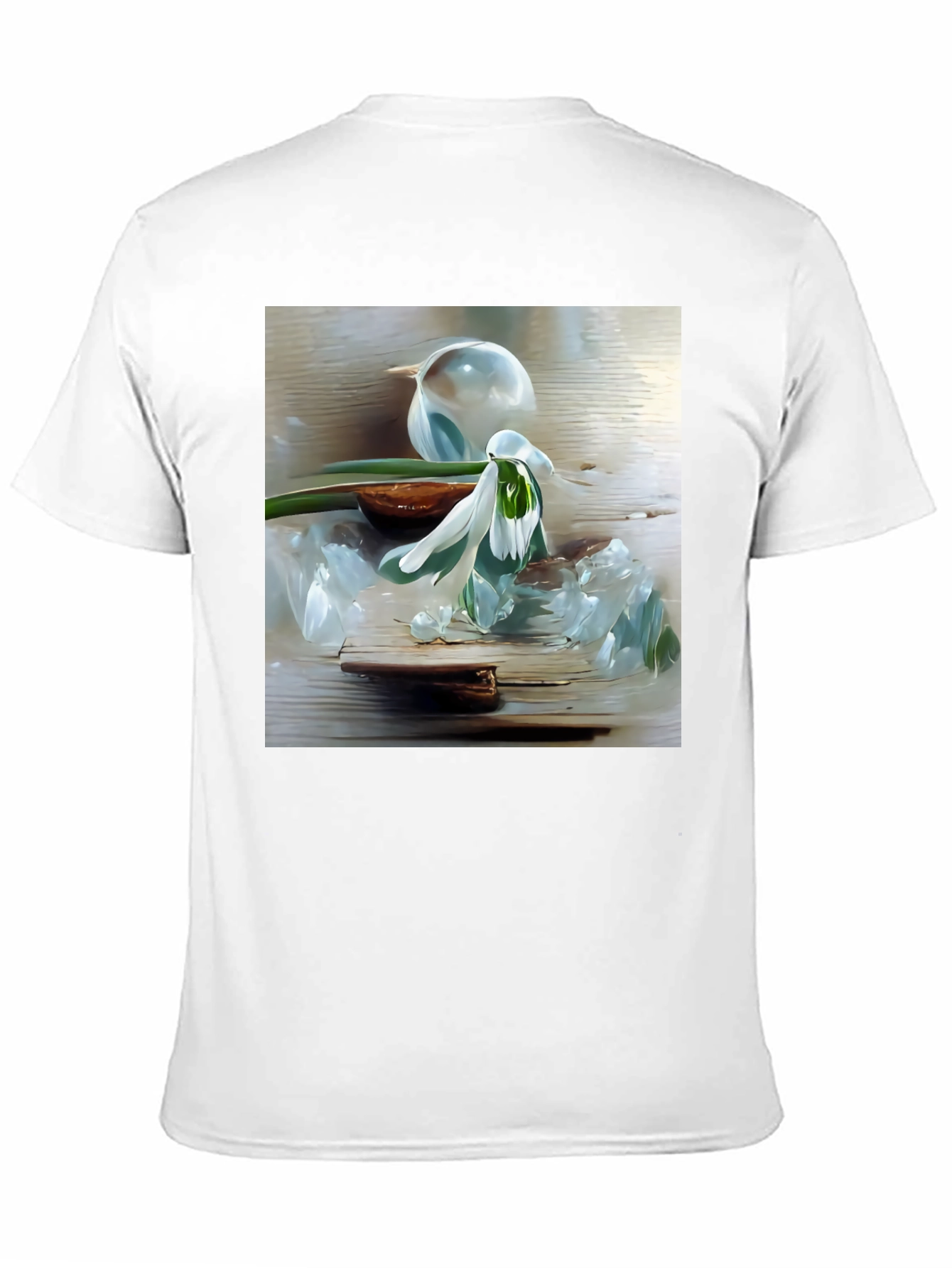 Floral Art Graphic Tee - Stylish Casual Wear