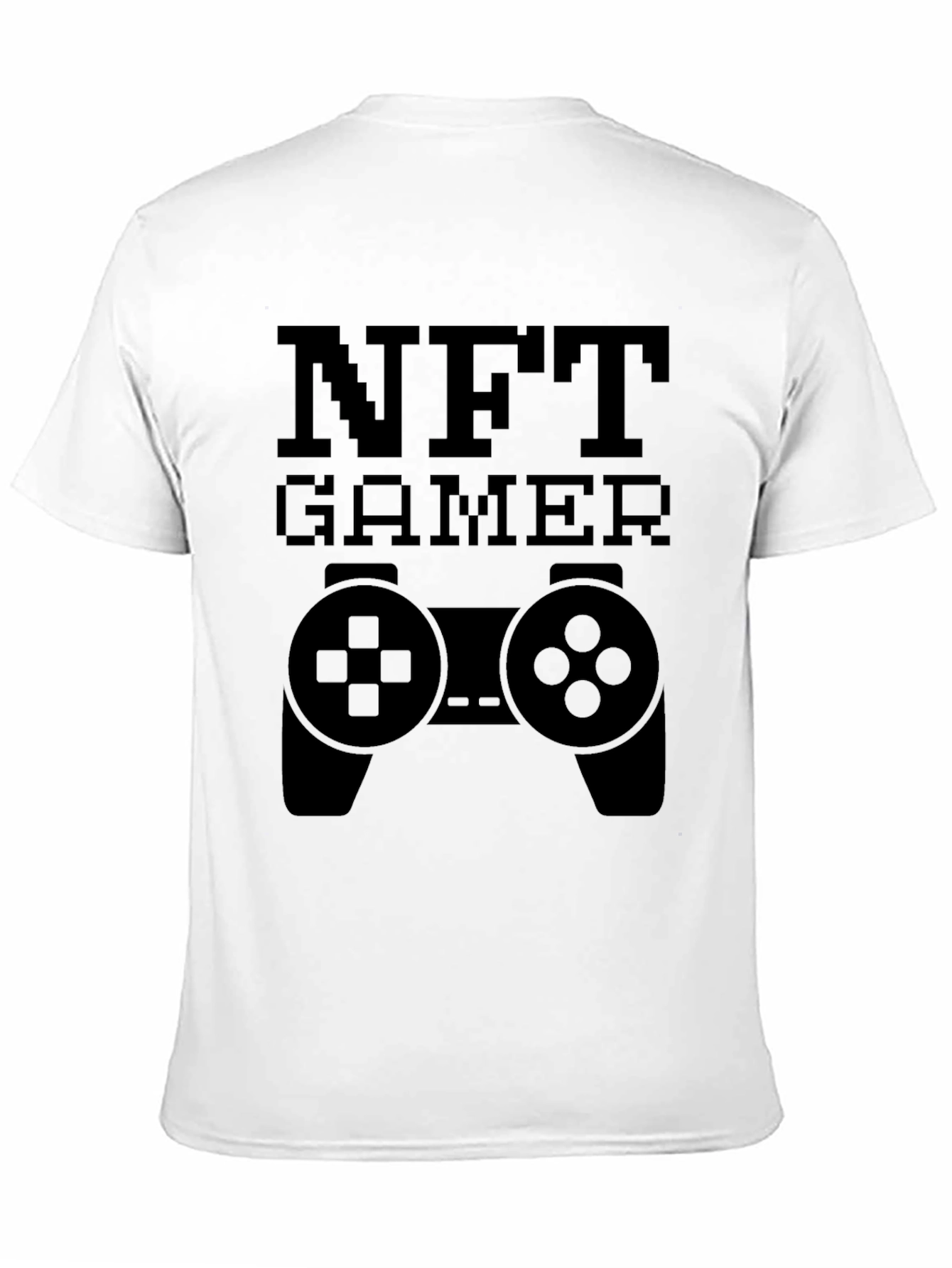 NFT Gamer T-Shirt - Pixelated Controller Design