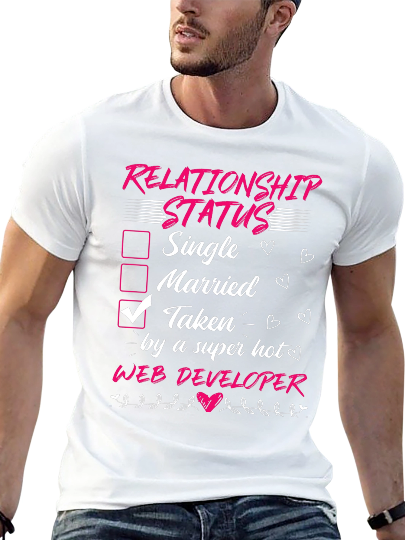 Relationship Status: Taken by a Hot Web Developer Tee