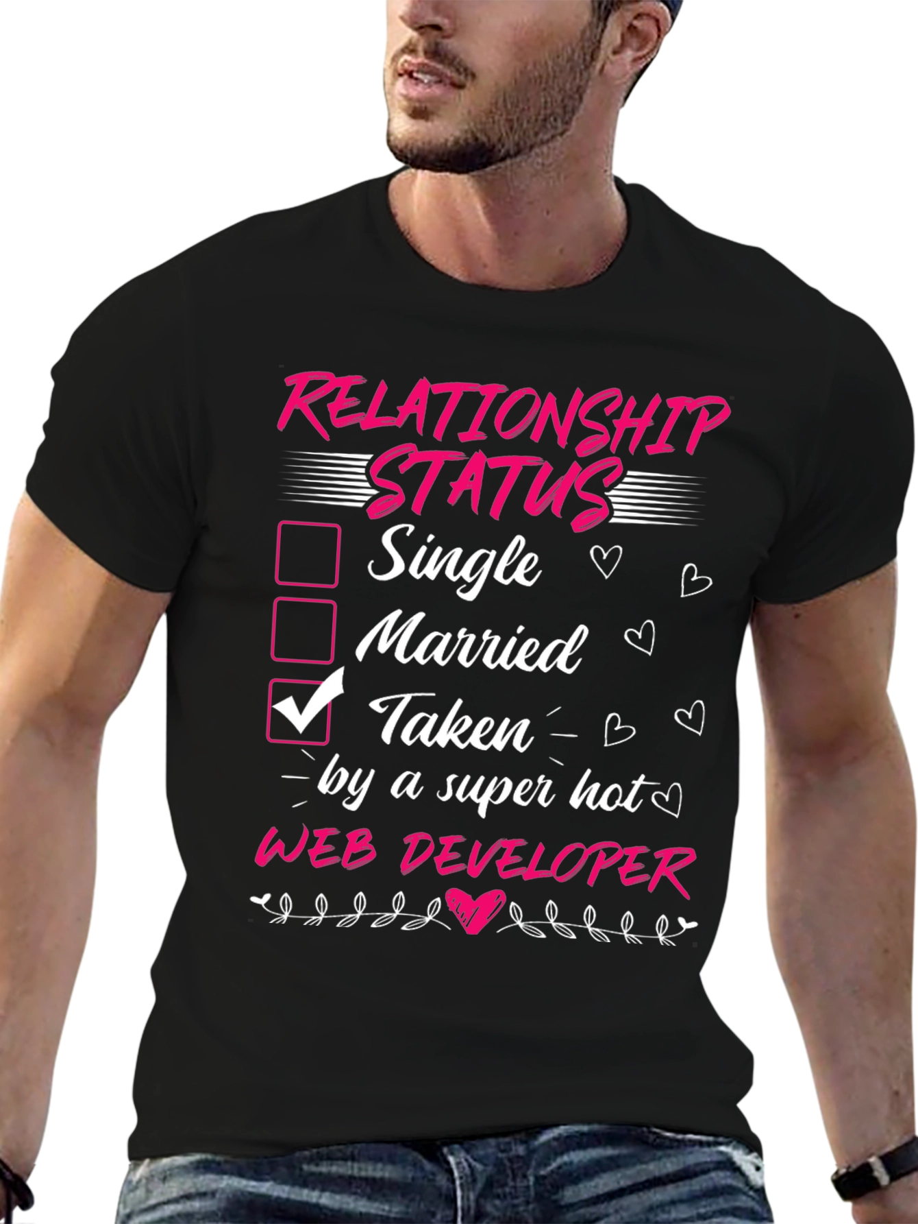 Relationship Status: Taken by a Hot Web Developer Tee