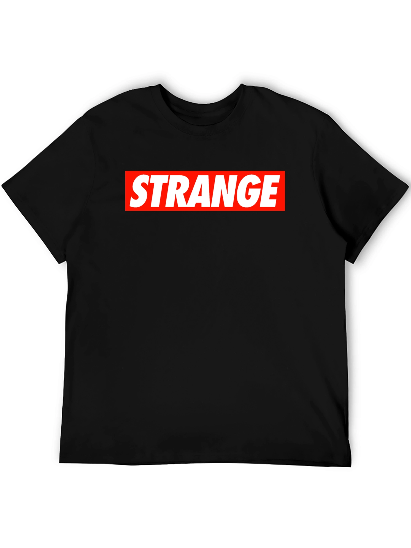 Strange Box Logo Black T-Shirt