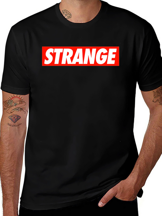 Strange Box Logo Black T-Shirt