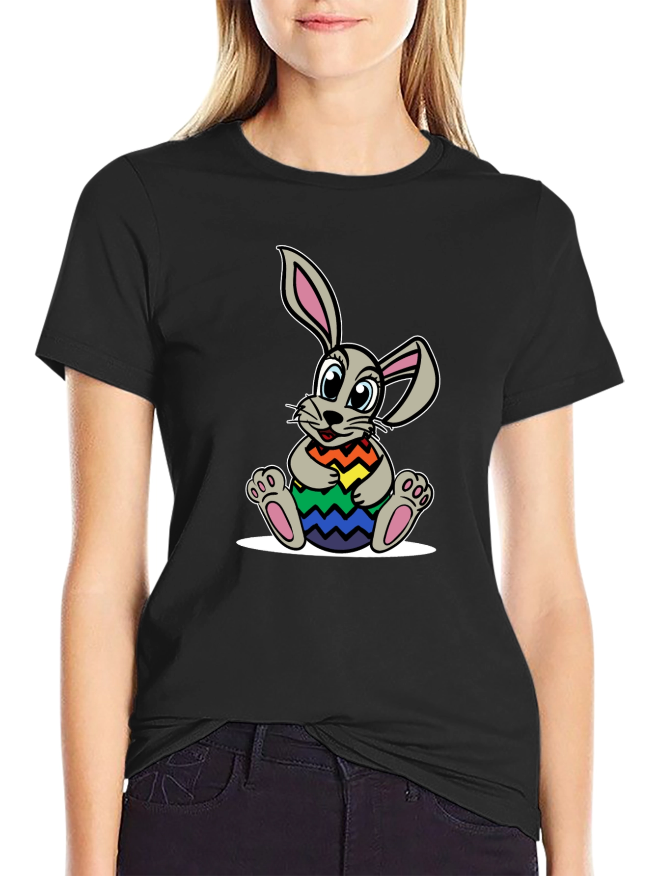 Rainbow Easter Bunny T-Shirt