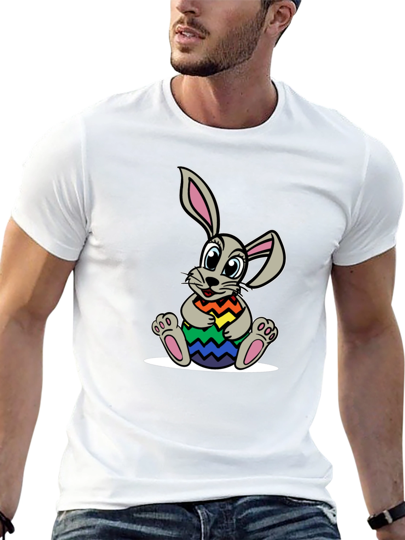 Rainbow Easter Bunny T-Shirt