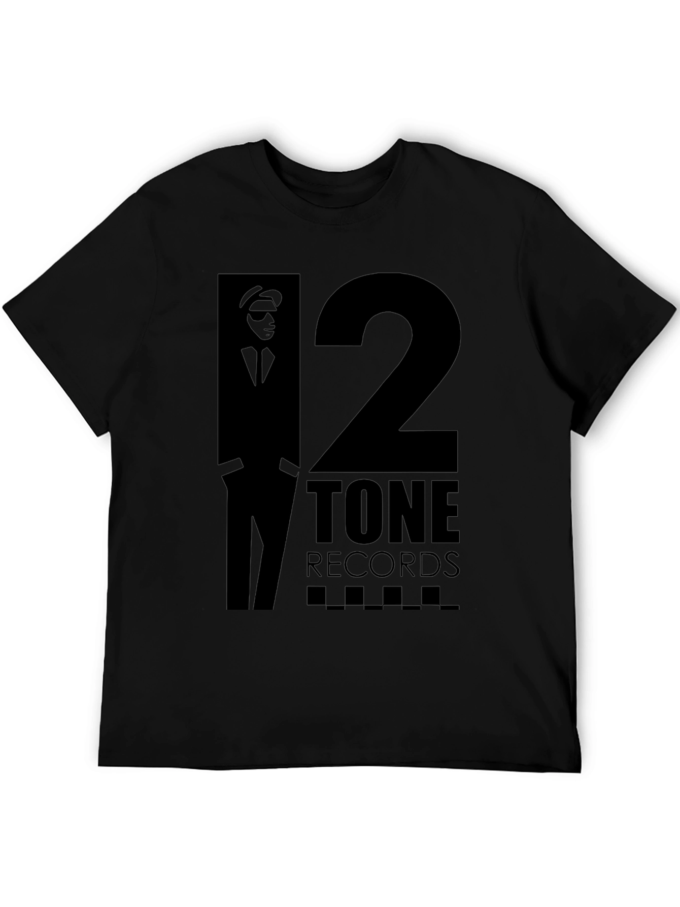 2 Tone Records Black Graphic T-Shirt