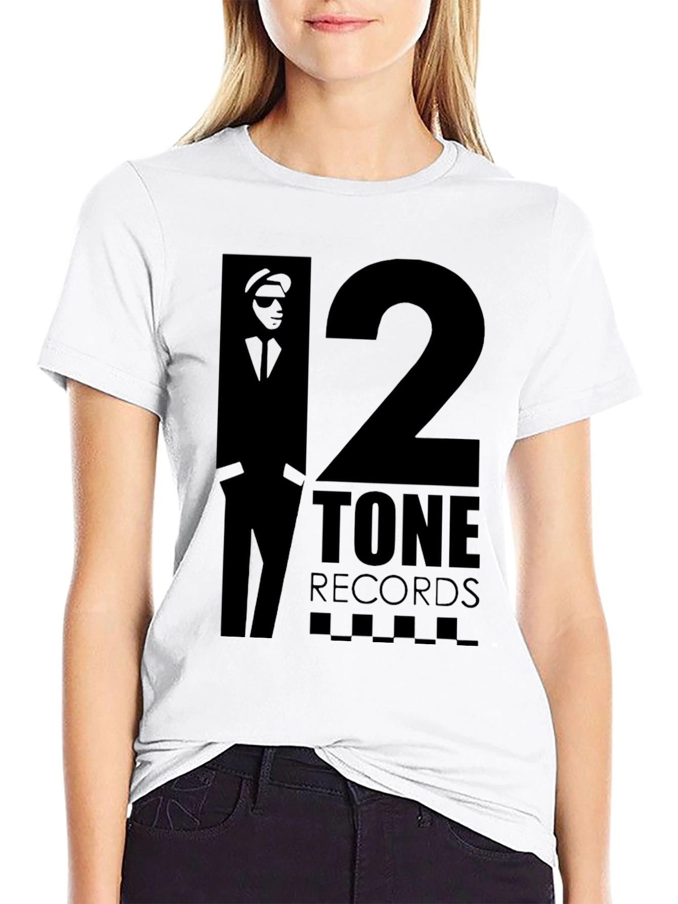 2 Tone Records Black Graphic T-Shirt