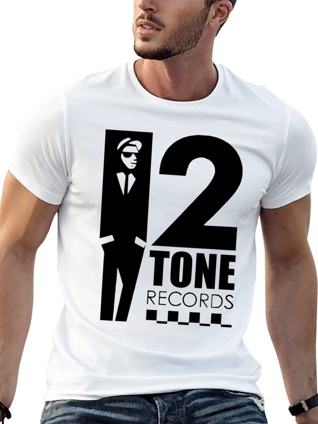 2 Tone Records Black Graphic T-Shirt