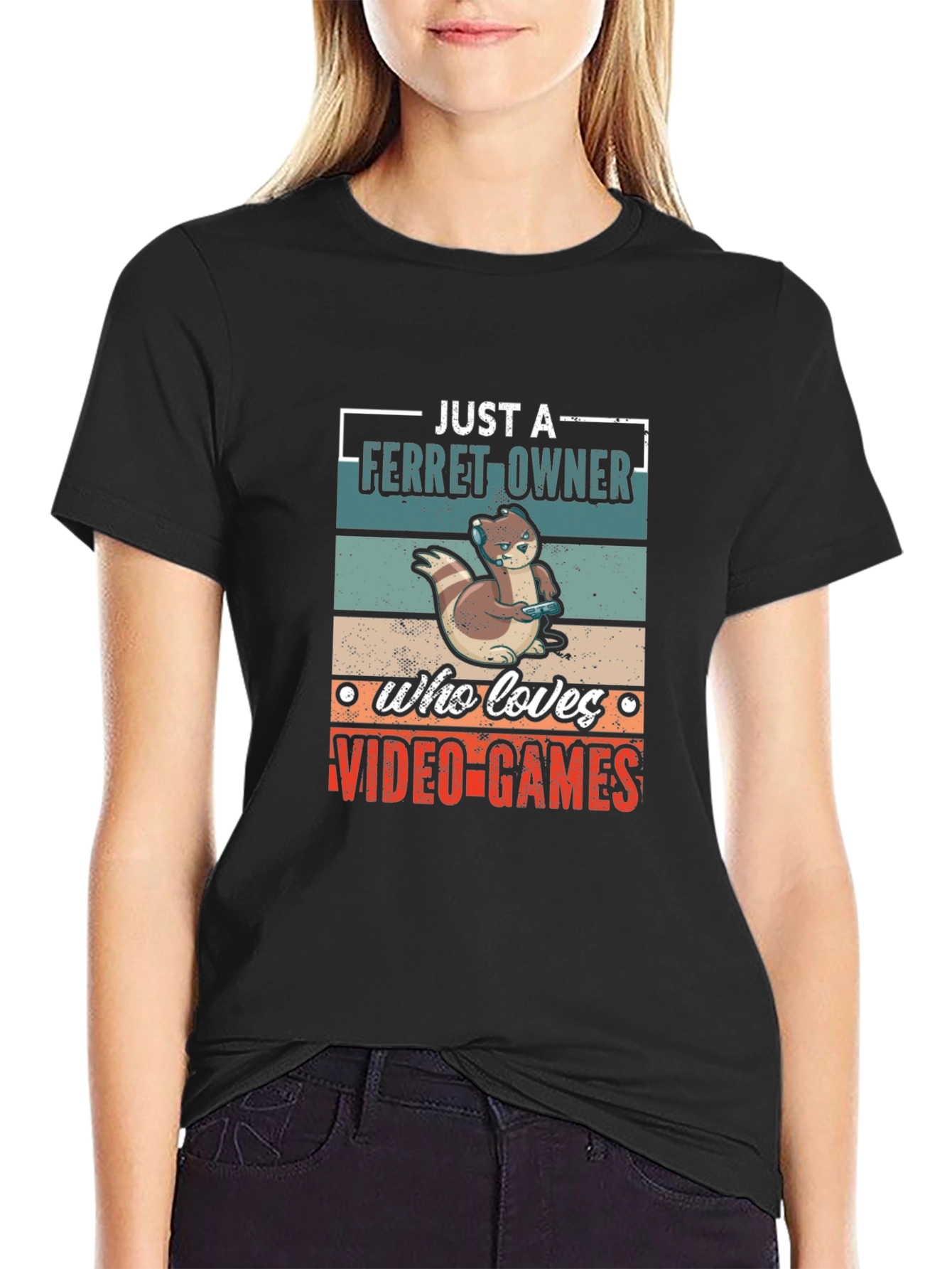 Ferret Owner Video Game Lover T-Shirt