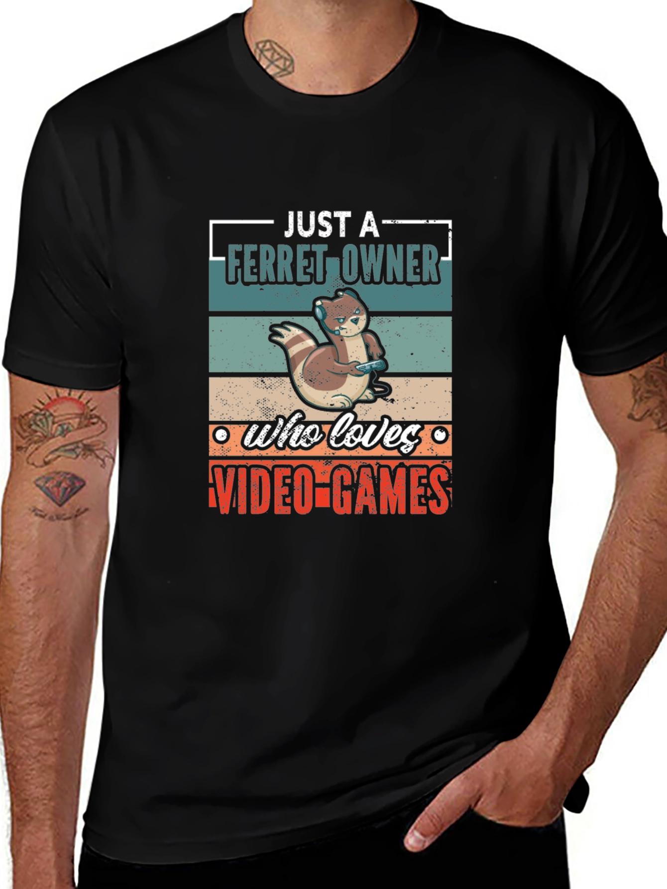 Ferret Owner Video Game Lover T-Shirt