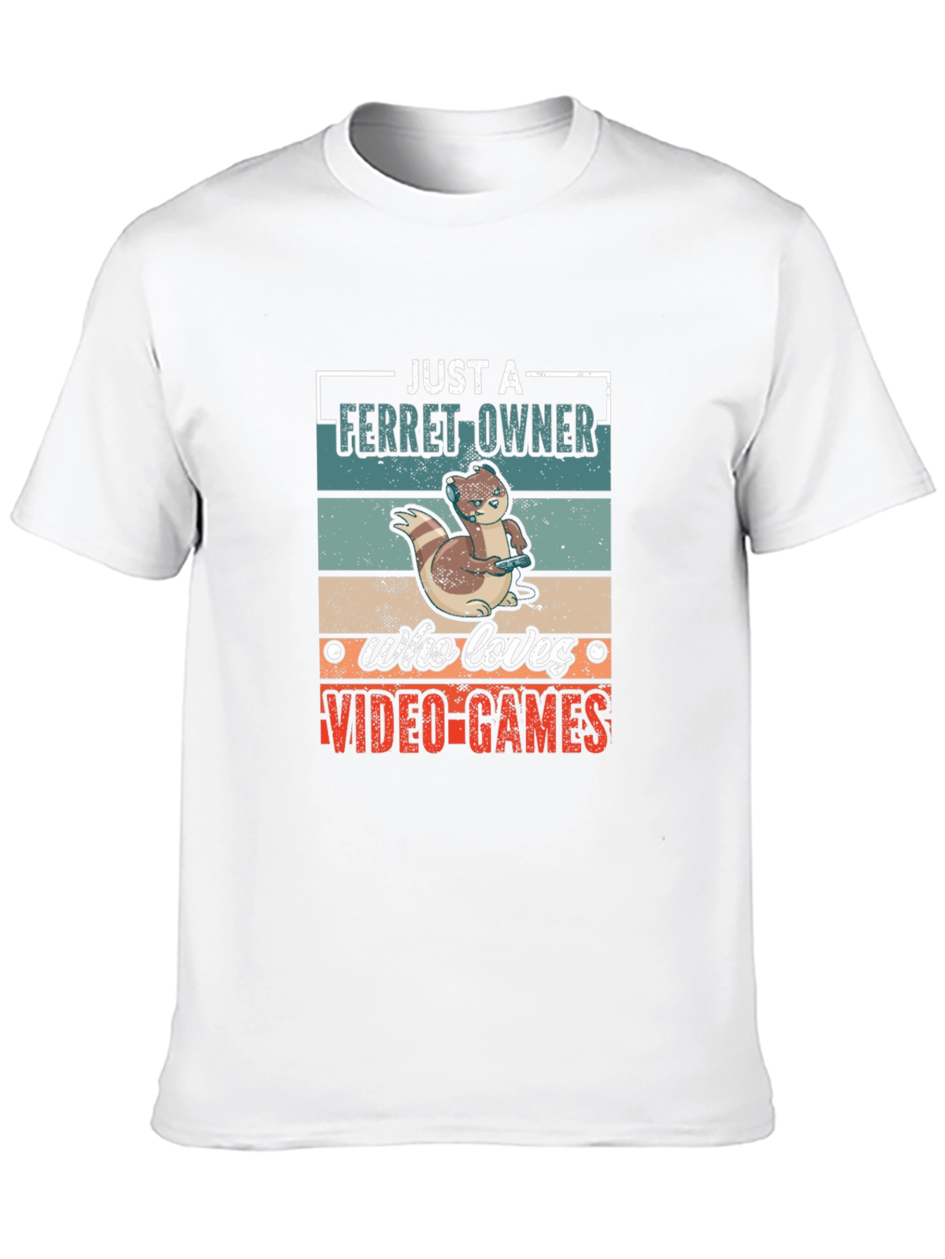 Ferret Owner Video Game Lover T-Shirt