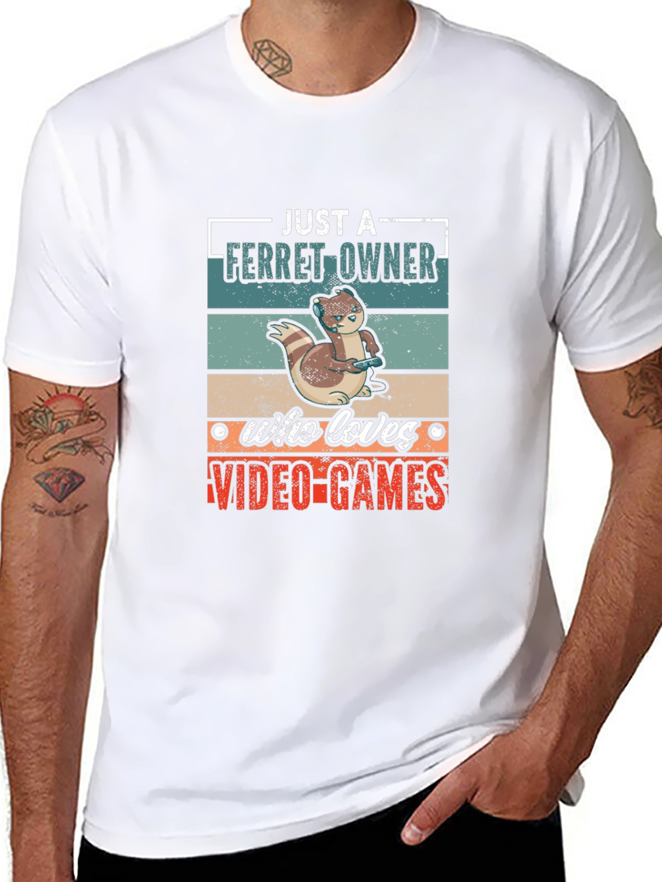 Ferret Owner Video Game Lover T-Shirt