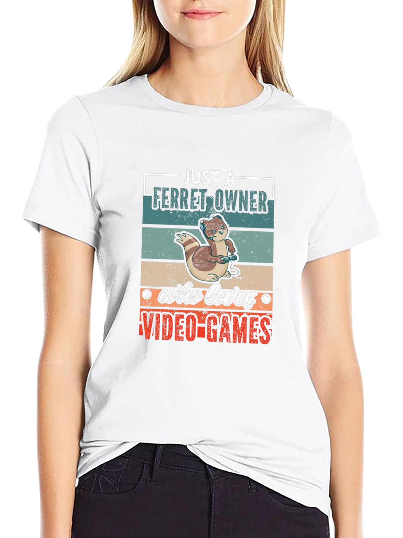 Ferret Owner Video Game Lover T-Shirt