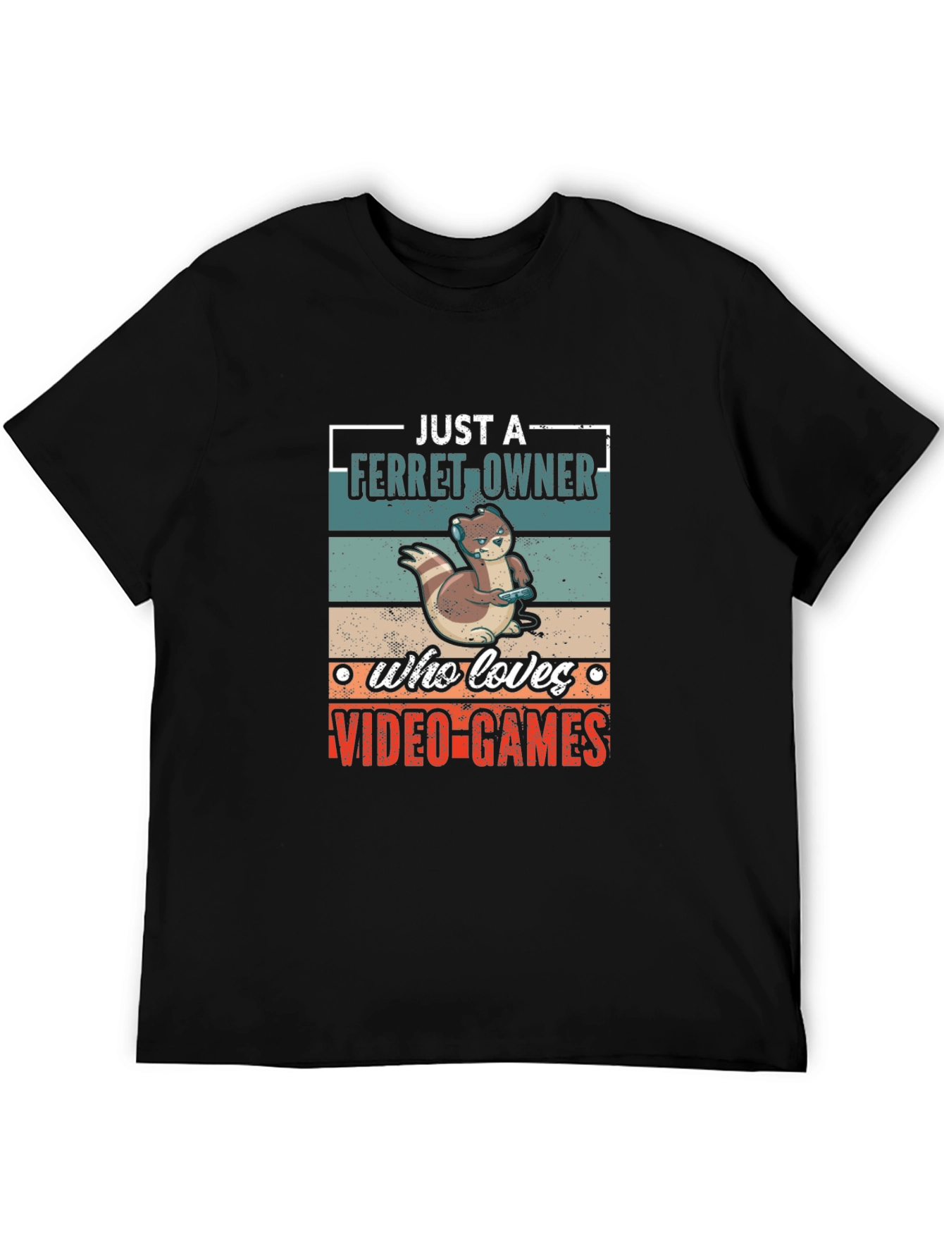 Ferret Owner Video Game Lover T-Shirt