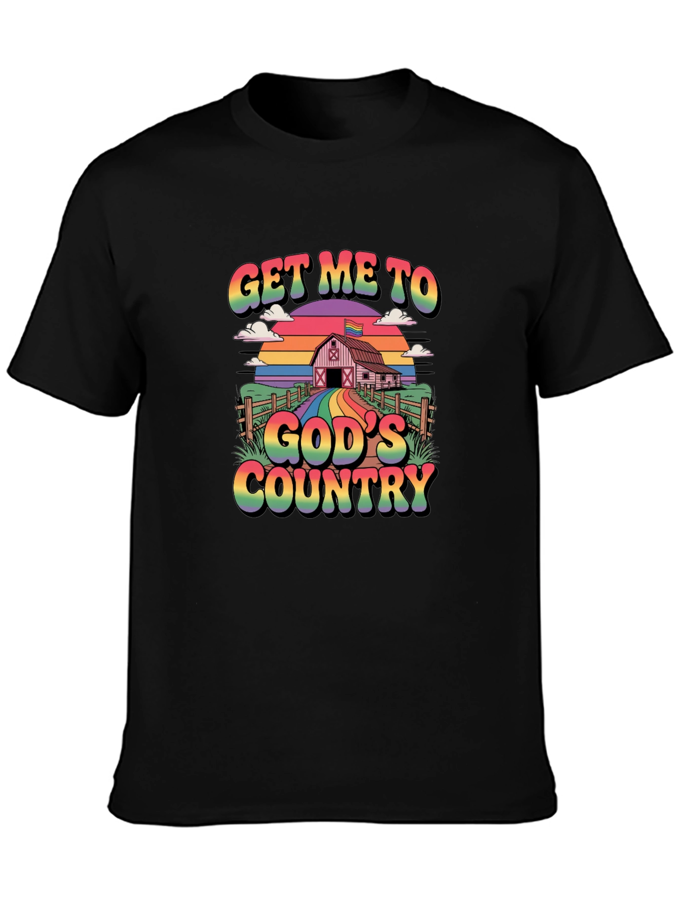 Get Me To Gods Country Pride T-Shirt