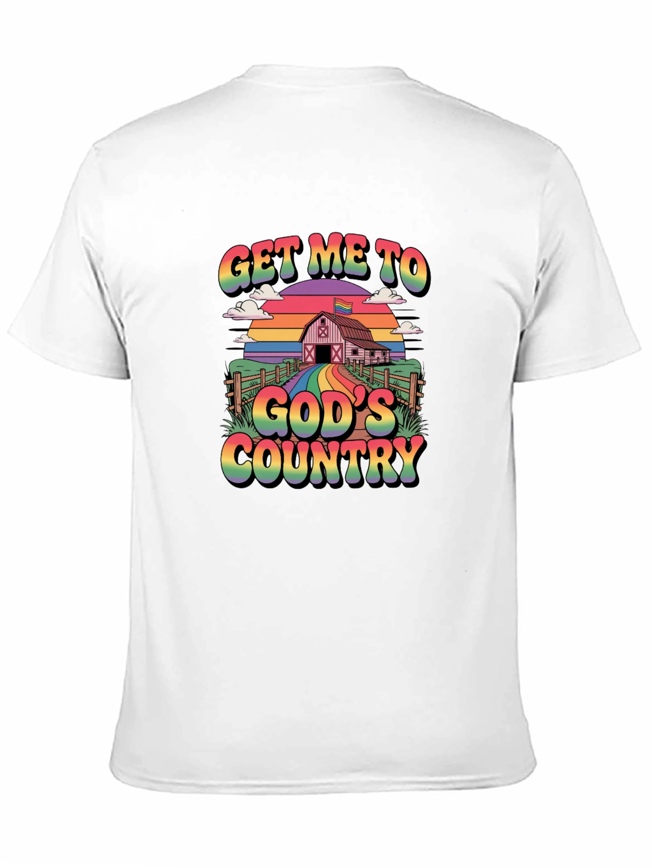 Get Me To Gods Country Pride T-Shirt
