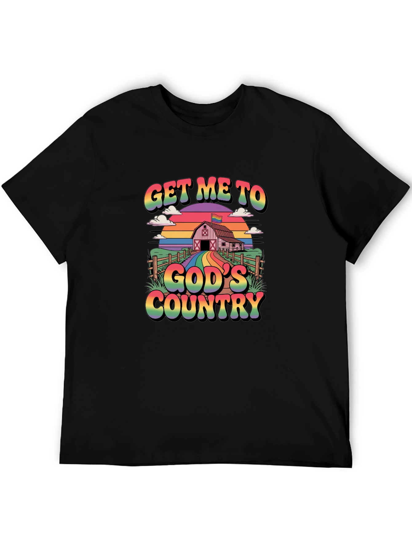 Get Me To Gods Country Pride T-Shirt