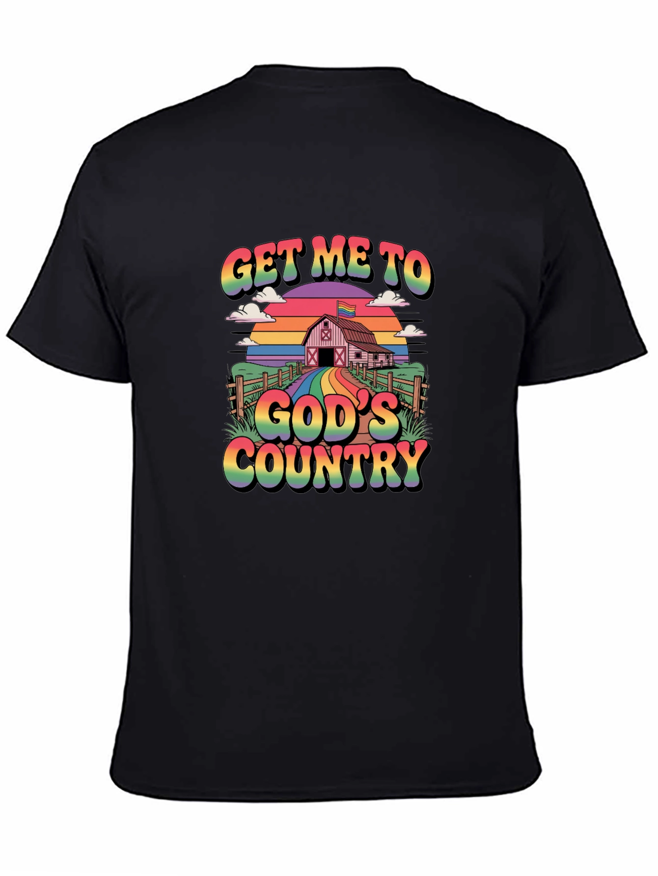 Get Me To Gods Country Pride T-Shirt