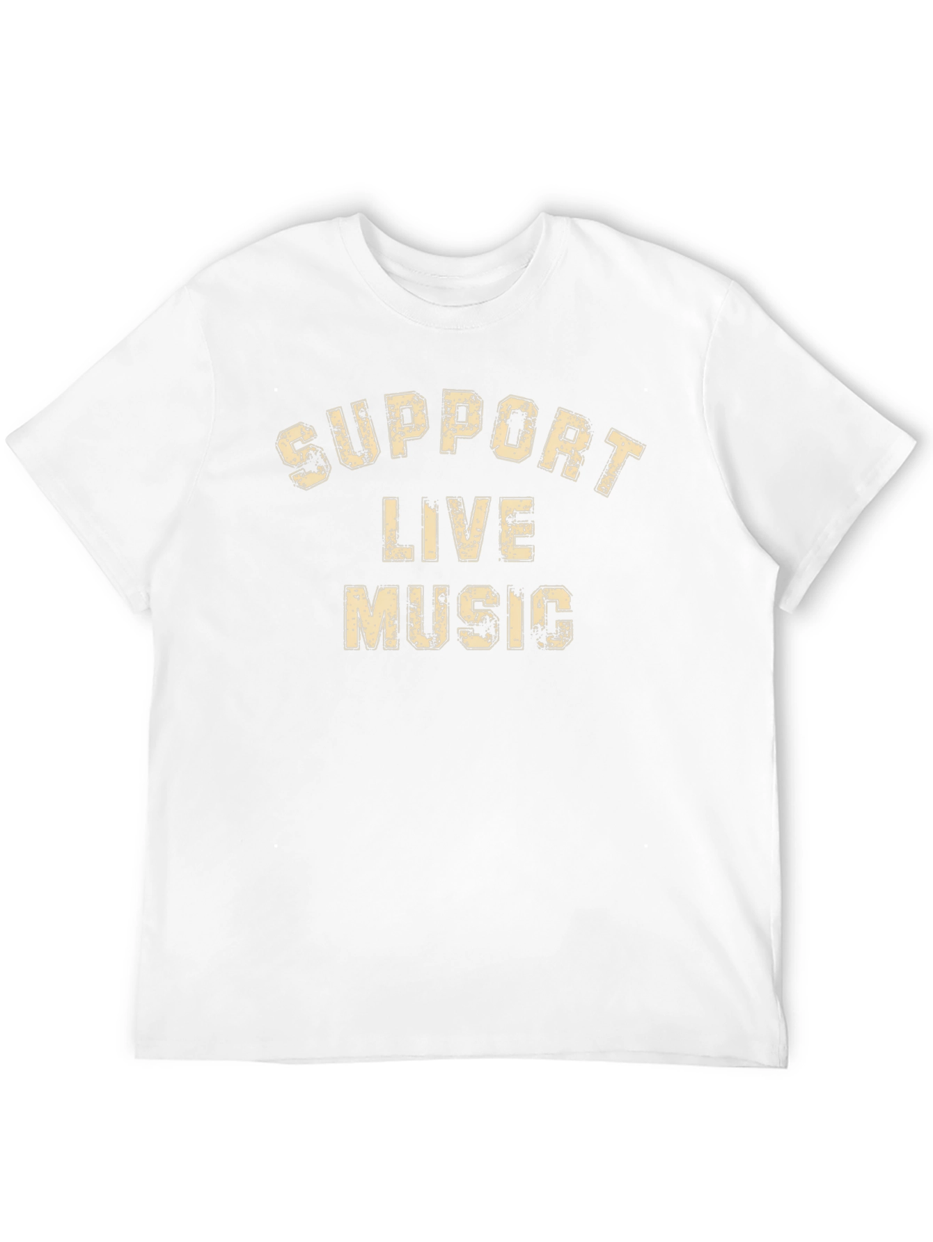 Support Live Music Graphic Tee - Black